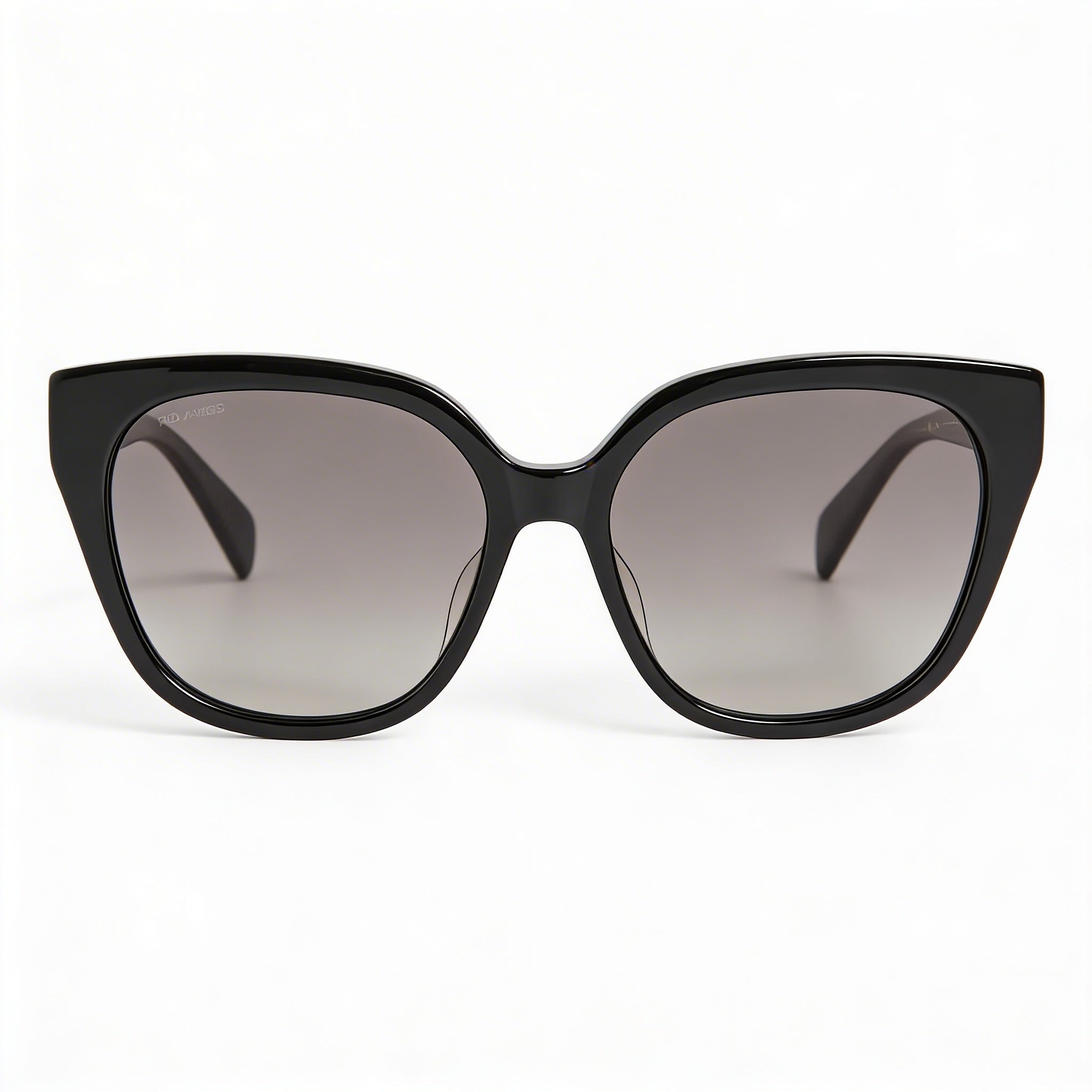 Rag & Bone Classic Women's Black Plastic Polarized UV Protected Grey Shaded Sunglasses 56mm, Photo 2