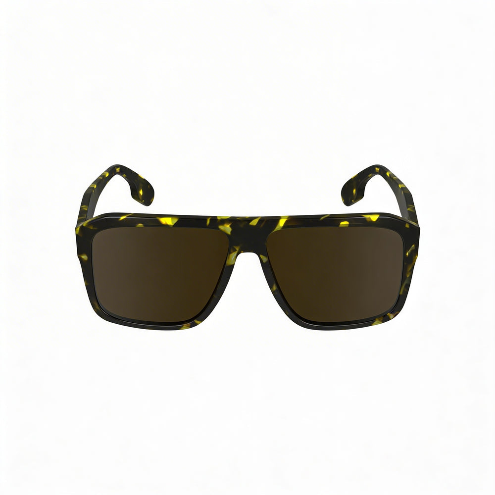Victoria Beckham Fashion-Forward Women's Plastic Non-Polarized Sunglasses Black, Yellow, Havana Frame 14mm Bridge 140mm Temple