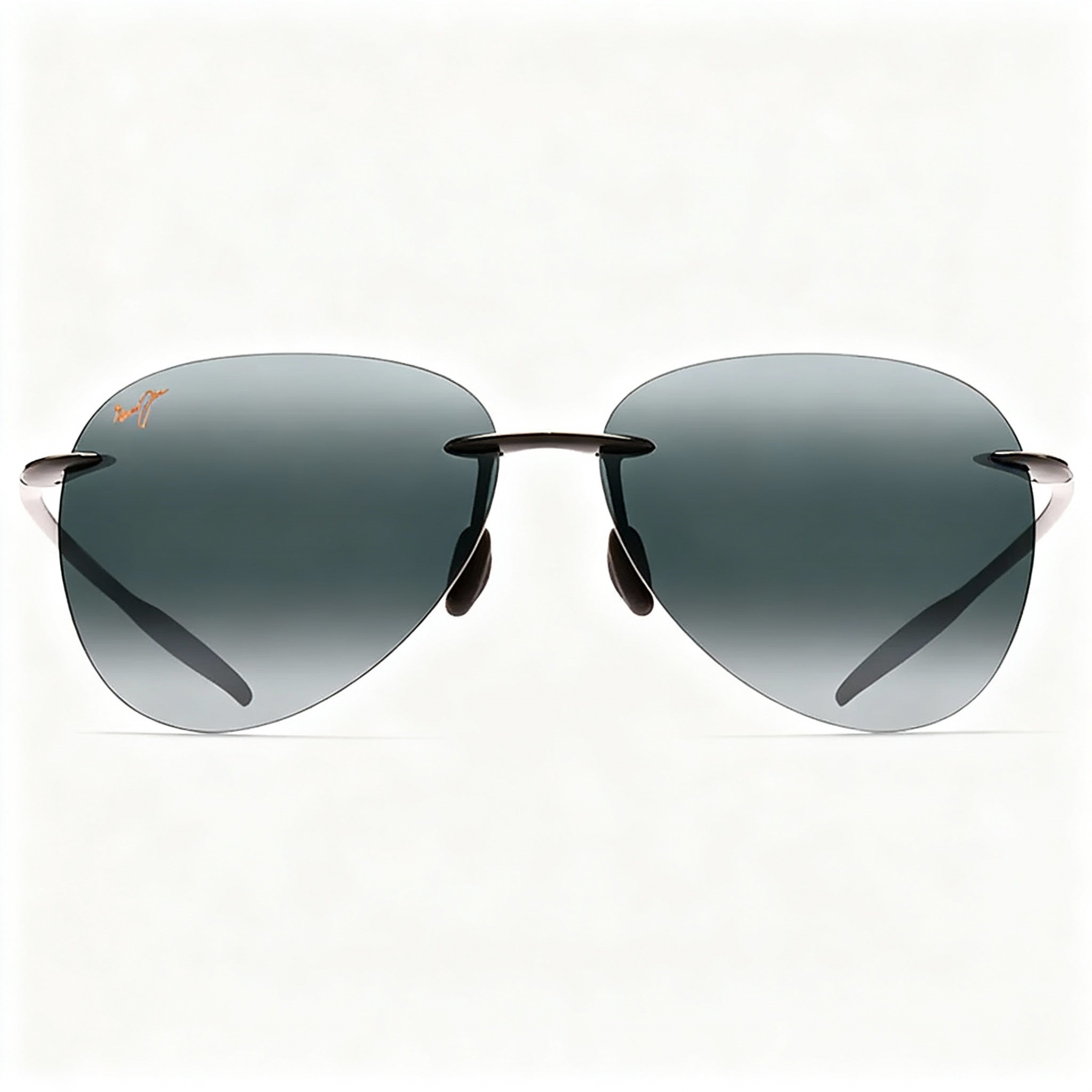 Maui Jim Casual Unisex Non-Polarized Sunglasses, Gloss Black Nylon, Neutral Grey MauiBrilliant 62-12-127