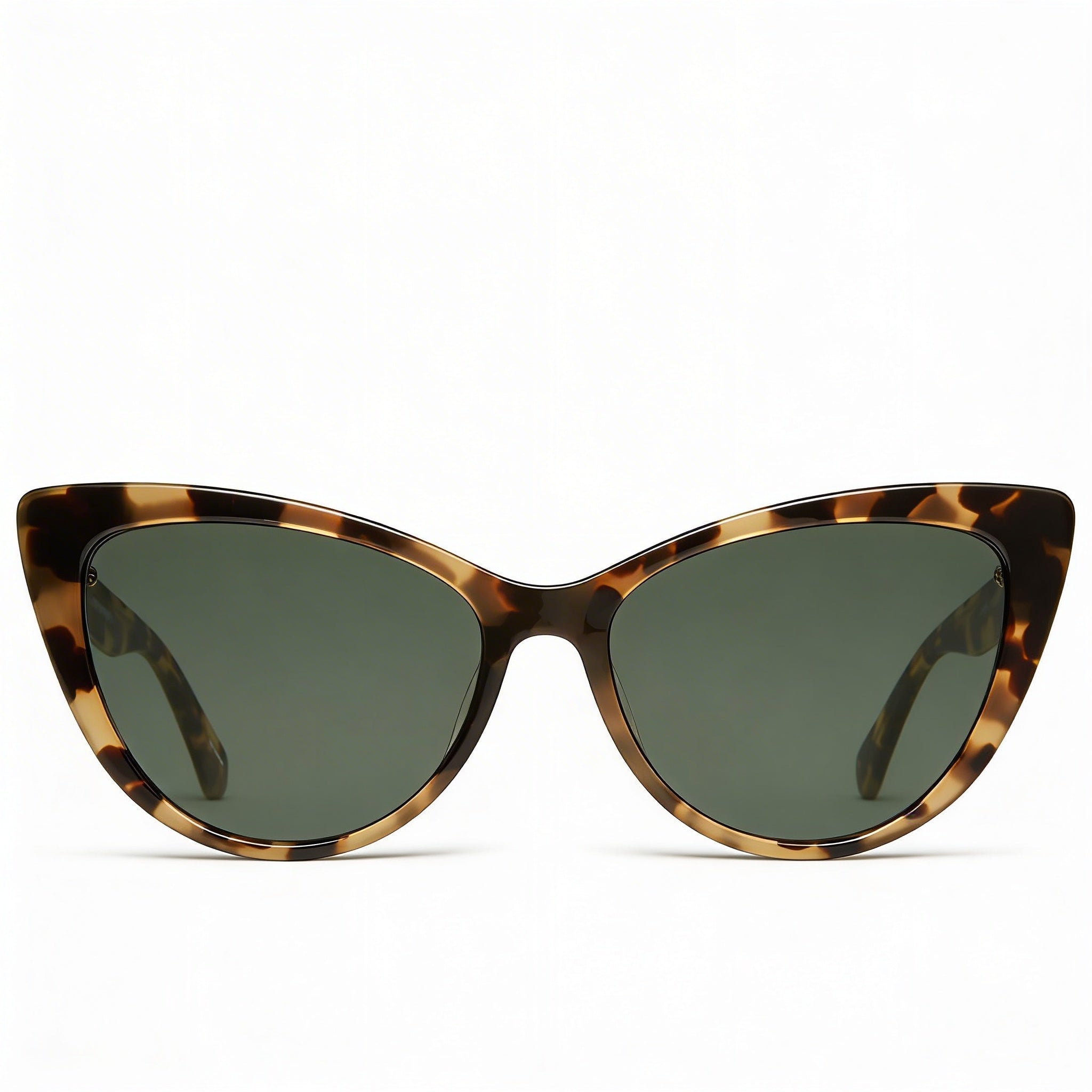 kate spade new york Karina/S Women's Dark Havana Green Plastic Frame Sunglasses with Havana Non-Polarized Lenses, UV Protection, 56mm, Photo 2