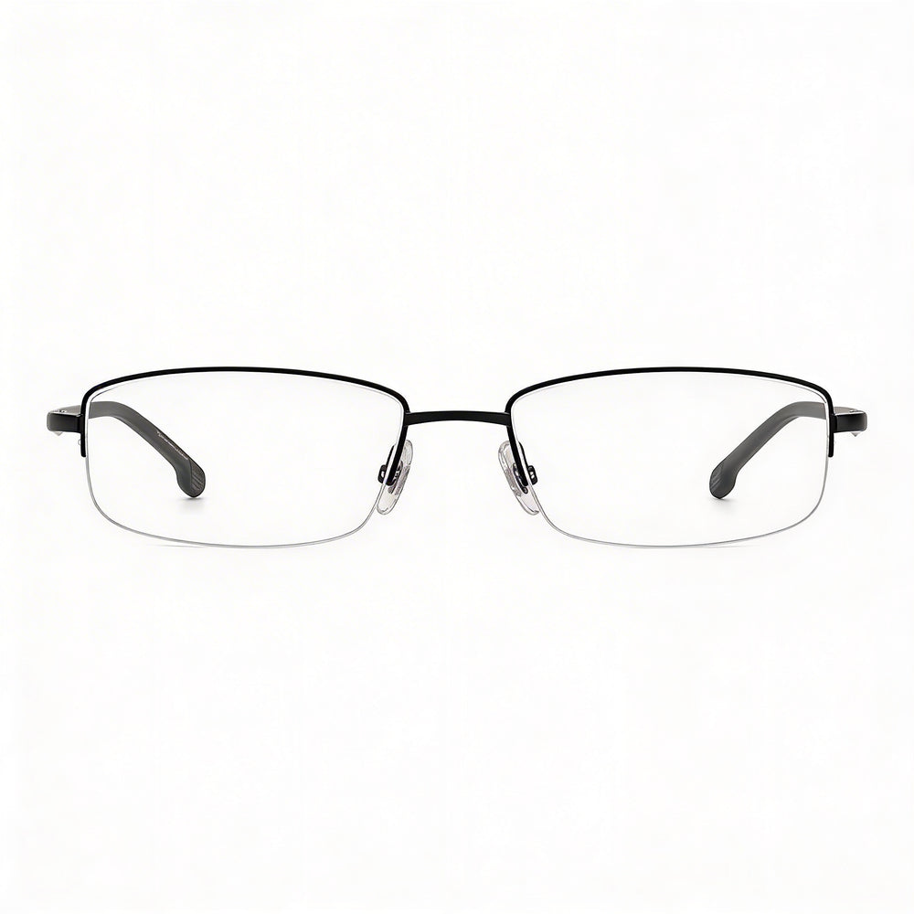 Carrera 8860 Unisex Matte Black Metal Optical Eyeglass Frames for Prescription Lenses 52mm Lens Width