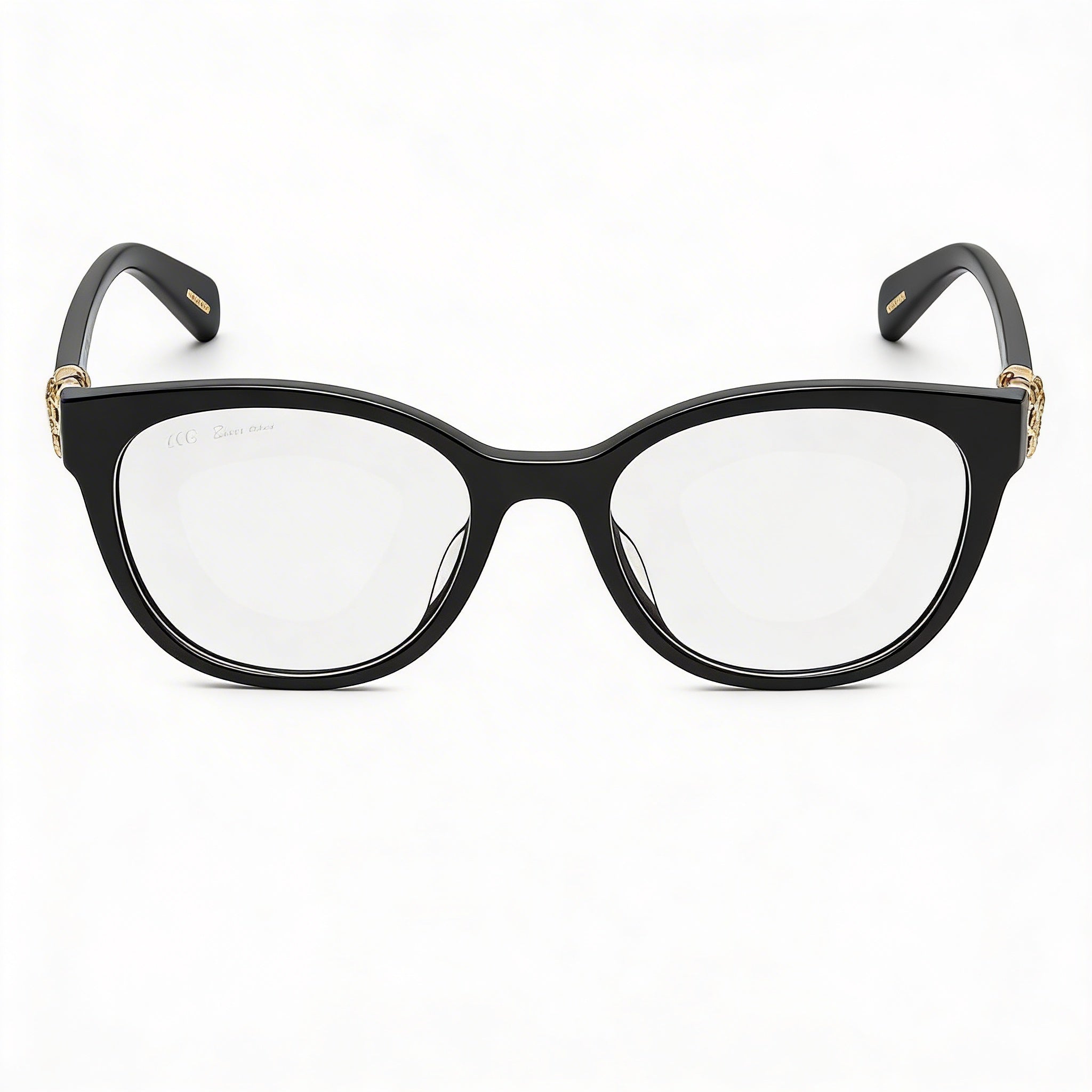 Chopard Vch356s Women's Shiny Black Acetate Eyeglass Frame, Lens 53mm, Bridge 18mm, Temple 145mm, Photo 2