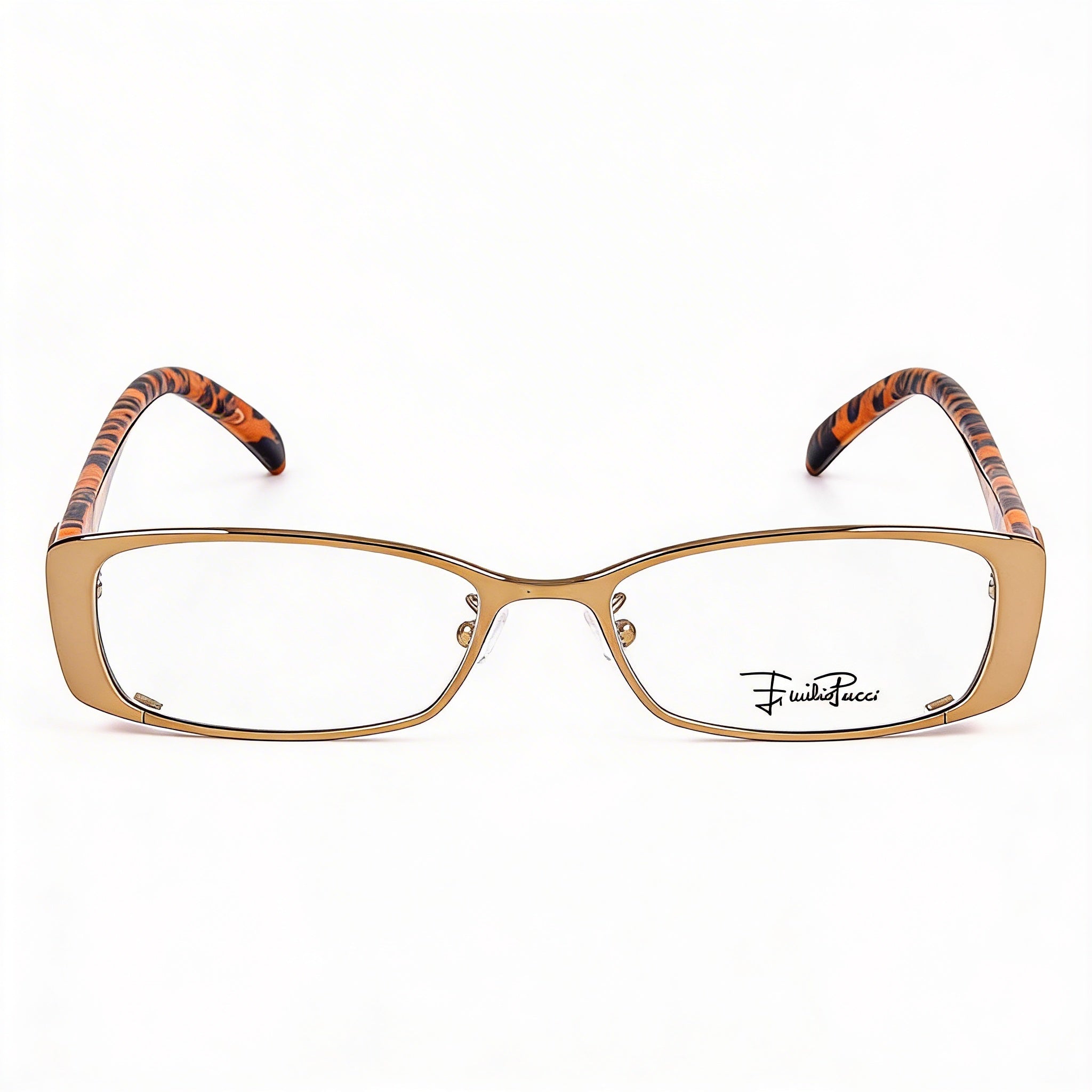 Gafas unisex Emilio Pucci modelo 2140_207 con montura de plástico color marrón castaño y ancho de lente de 50 mm., Photo 2