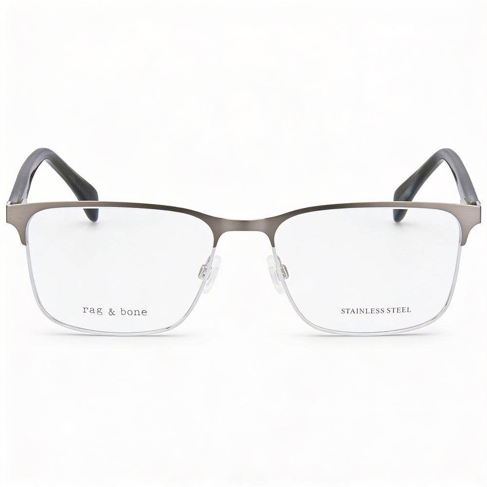 Gafas de sol negras informales para hombre de rag & bone, con 54 mm de ancho de lente, 17 mm de ancho de puente y 145 mm de longitud de patilla