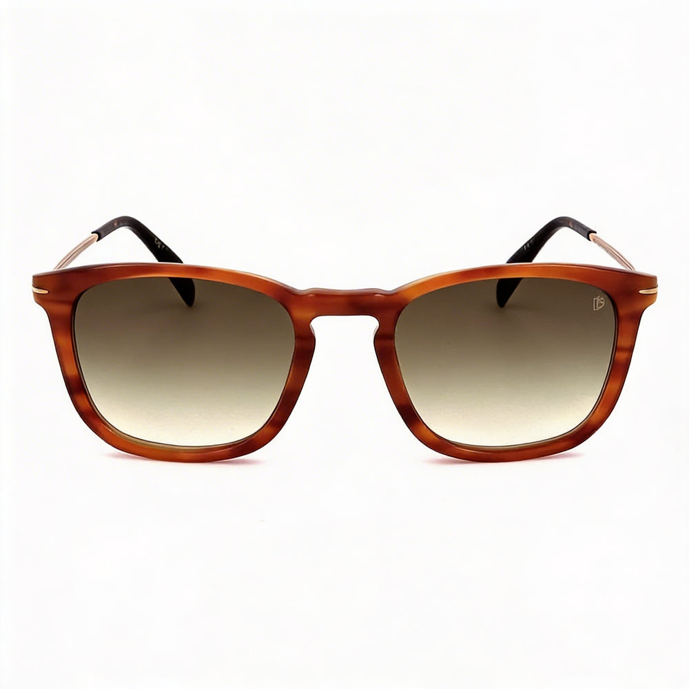 David Beckham DB 1034/S Casual Men's Bwnhorn Gold Acetate Non-Polarized UV Protection Sunglasses 53mm