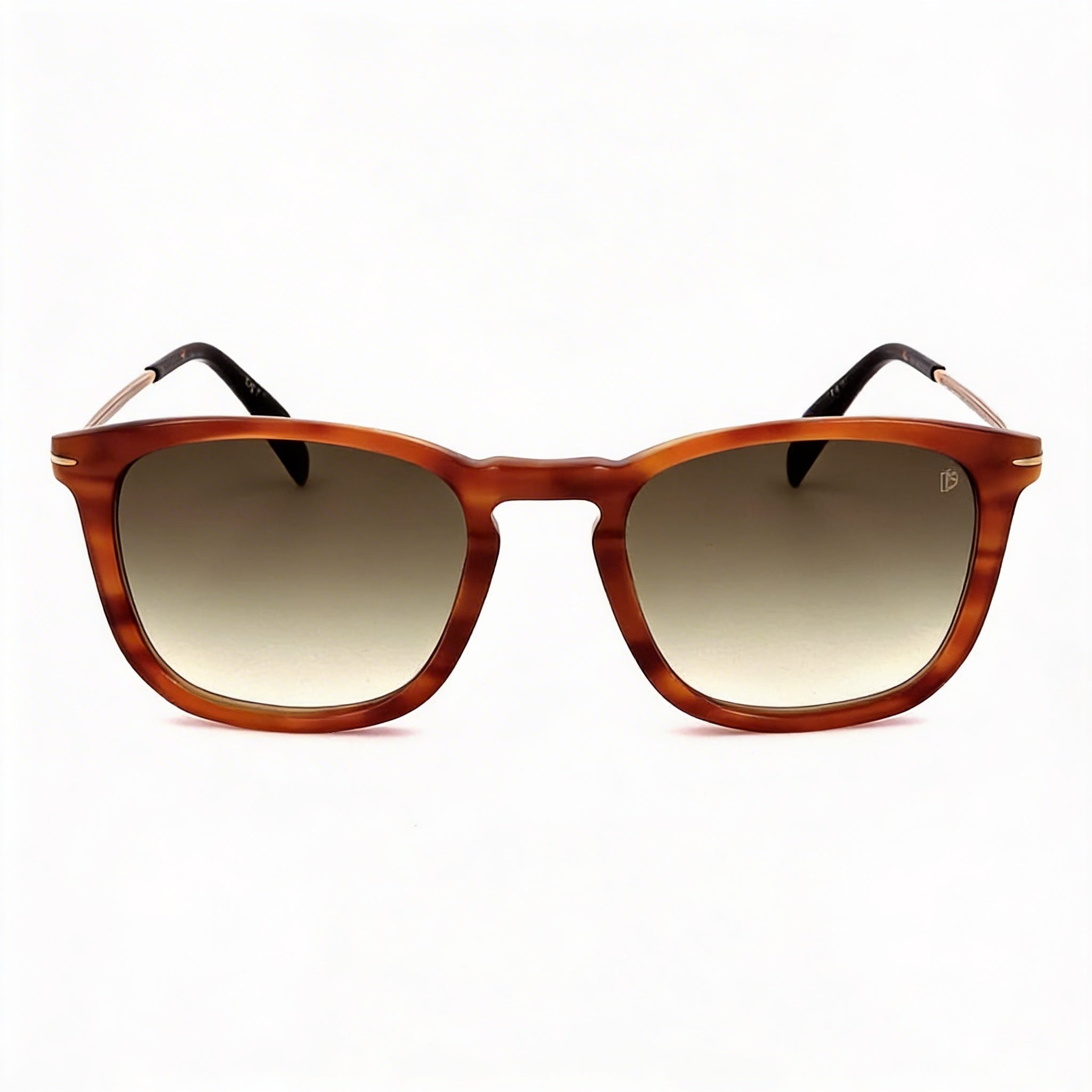 David Beckham DB 1034/S Casual Men's Bwnhorn Gold Acetate Non-Polarized UV Protection Sunglasses 53mm, Photo 2