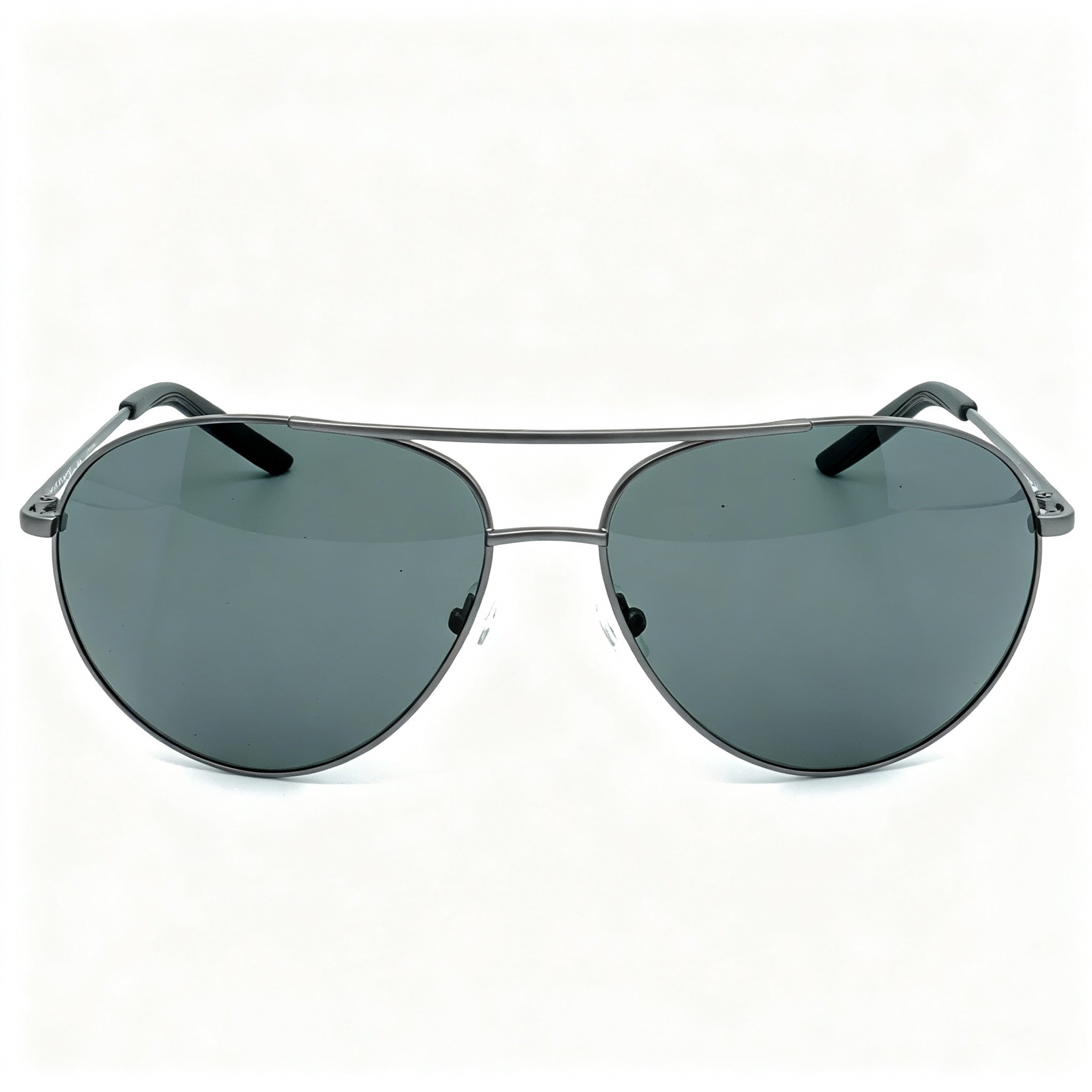 Nike Classic Men's Satin Gunmetal Plastic Frame Polarized UV Protected Grey Glass Lenses 61mm Sunglasses