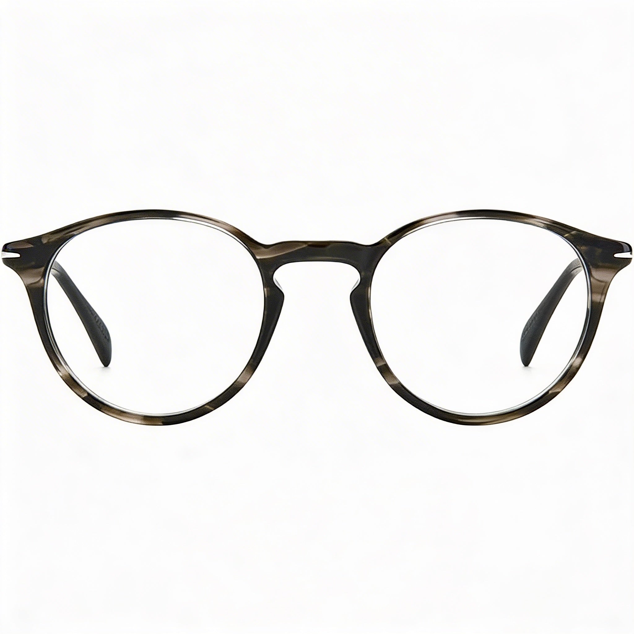 David Beckham Db 1049 Unisex Eyewear, Grey Horn Plastic Frame, Polycarbonate Non- Lenses, Size 48mm, Photo 2