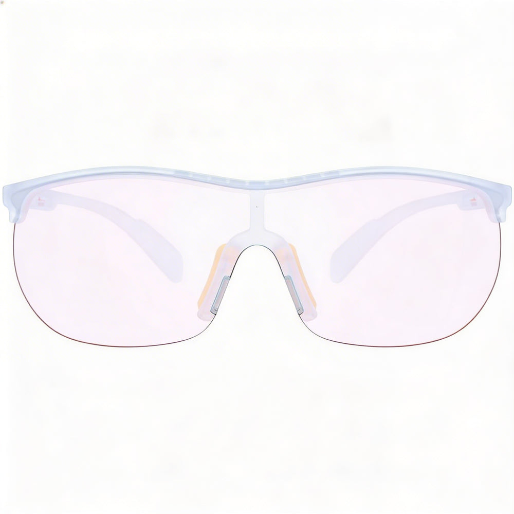 Adidas Contemporary Unisex Titanium Crystal Mirror Orange to Blue Photocromatic UV400 Eyewear 130mm