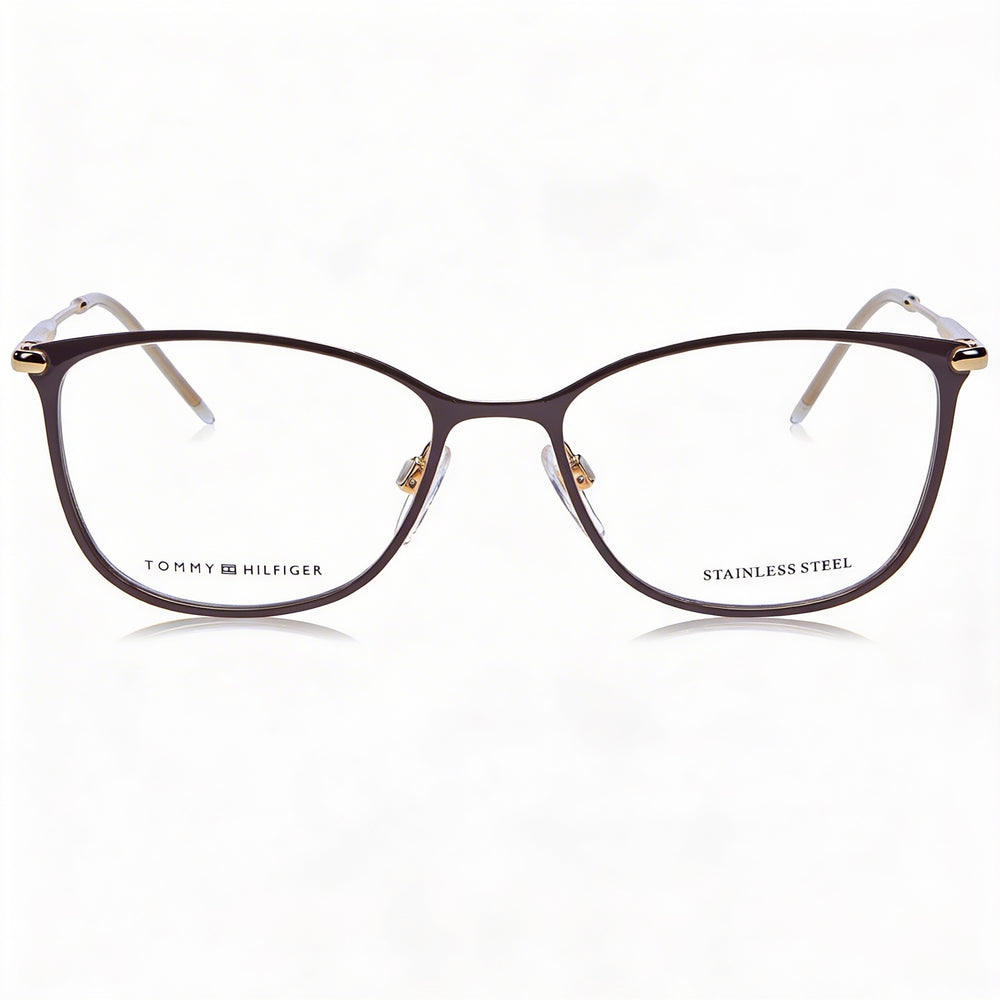 Gafas de sol Tommy Hilfiger Th 1637 unisex con montura de aleación de acero en color oro y gris con lentes de policarbonato de 53 mm