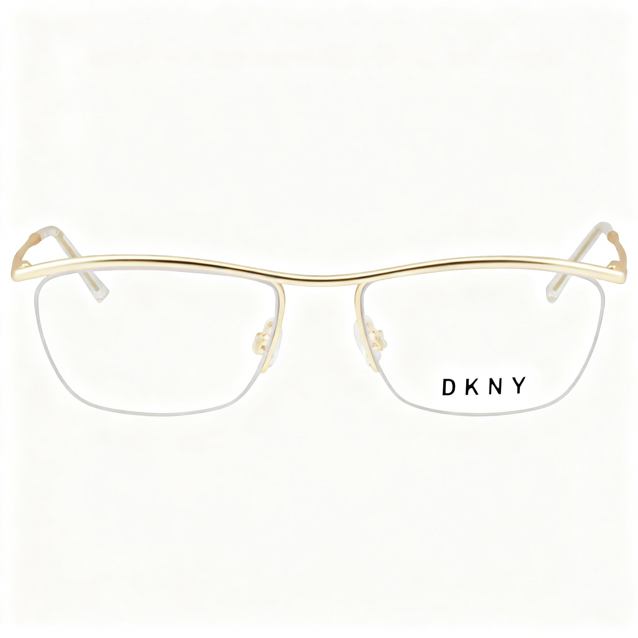 DKNY DK1014 Women's Gold Metal Full-Rim Optical Eyeglasses Frames 52mm Lens, 16mm Bridge, 135mm Temples, Photo 1