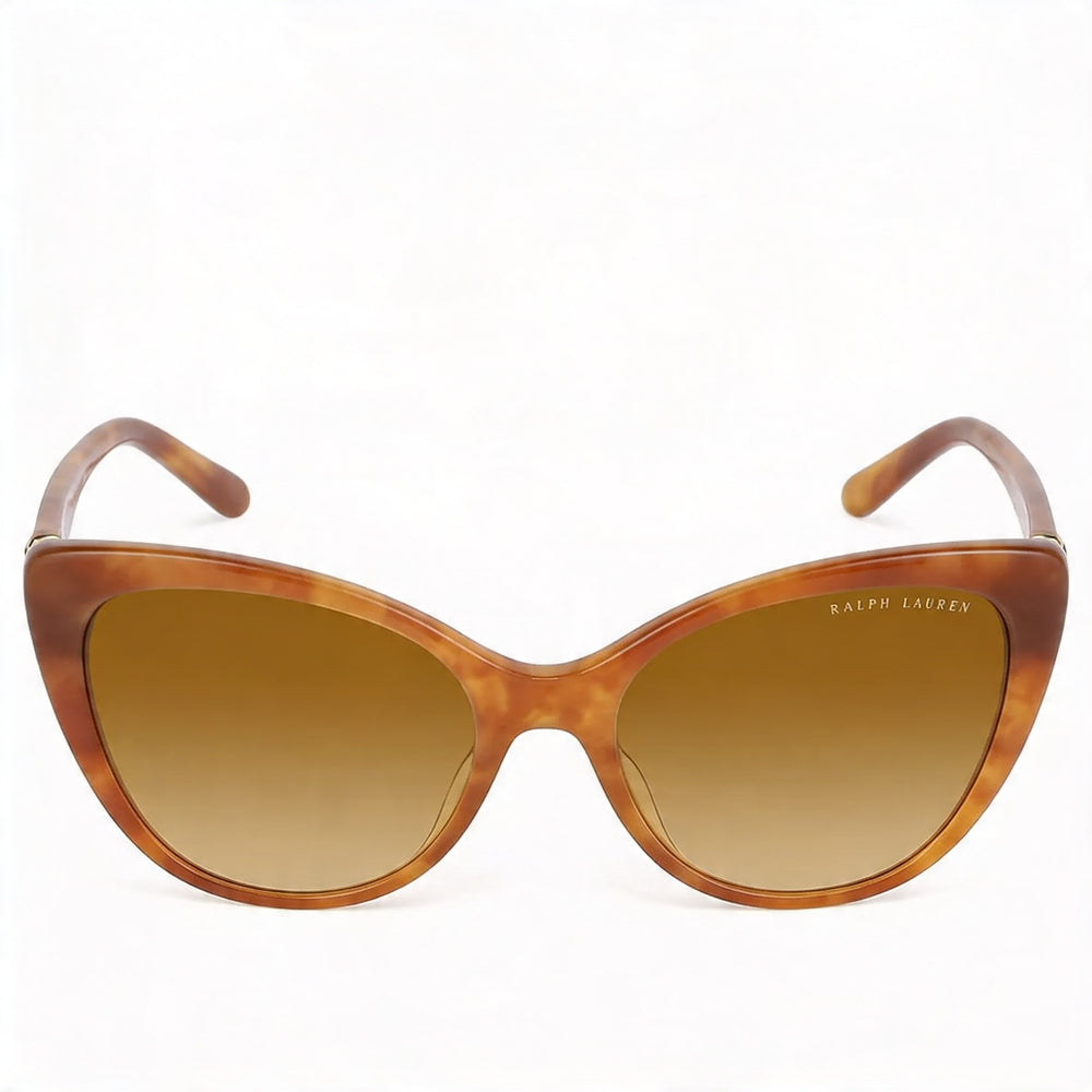 Gafas de sol clásicas de mujer Ralph Lauren con montura de material compuesto multicolor y lentes de cristal multicolor