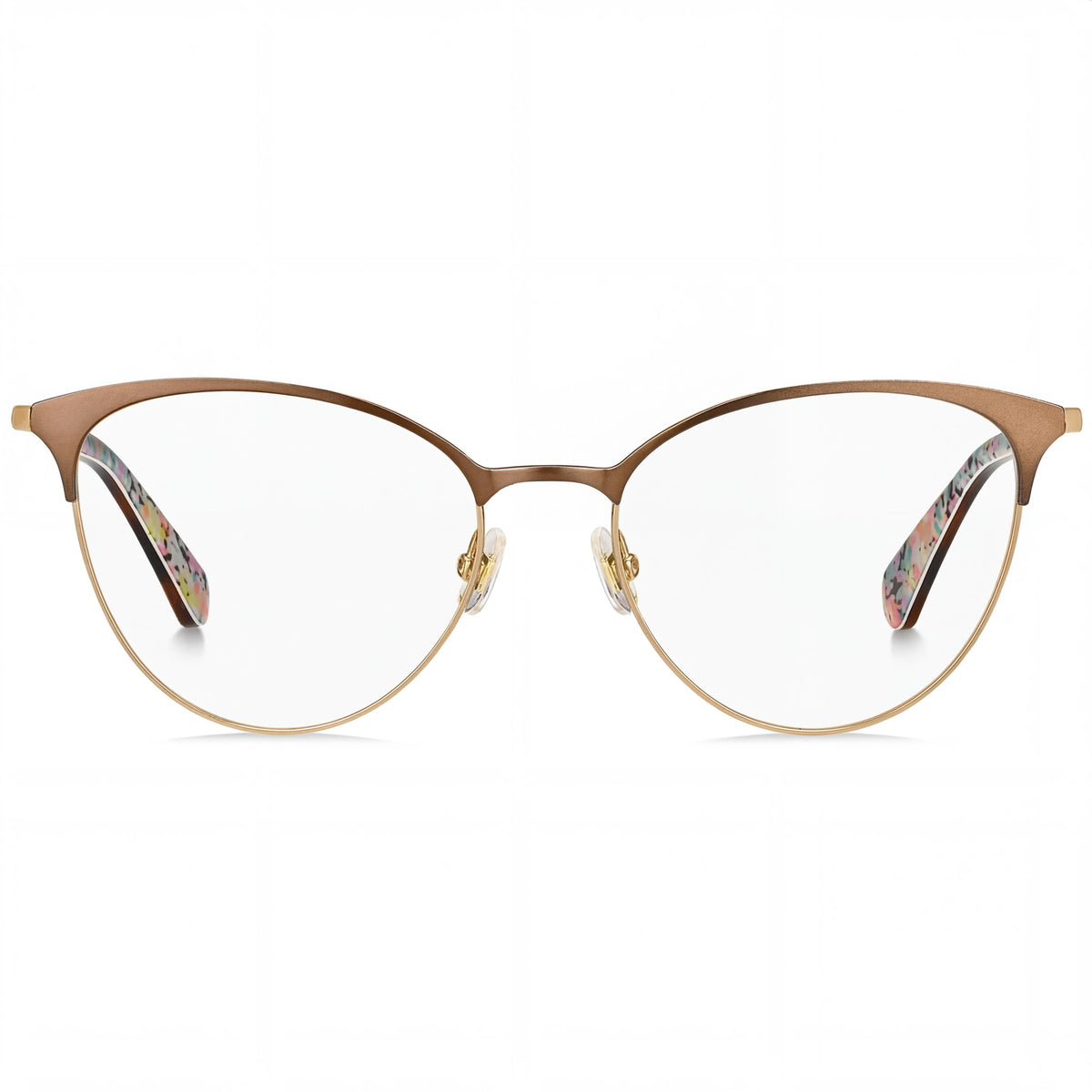 kate spade new york Izabel/G Women's Cat Eye Matte Brown Gold Stainless Steel Optical Eyeglasses 53mm, Photo 2