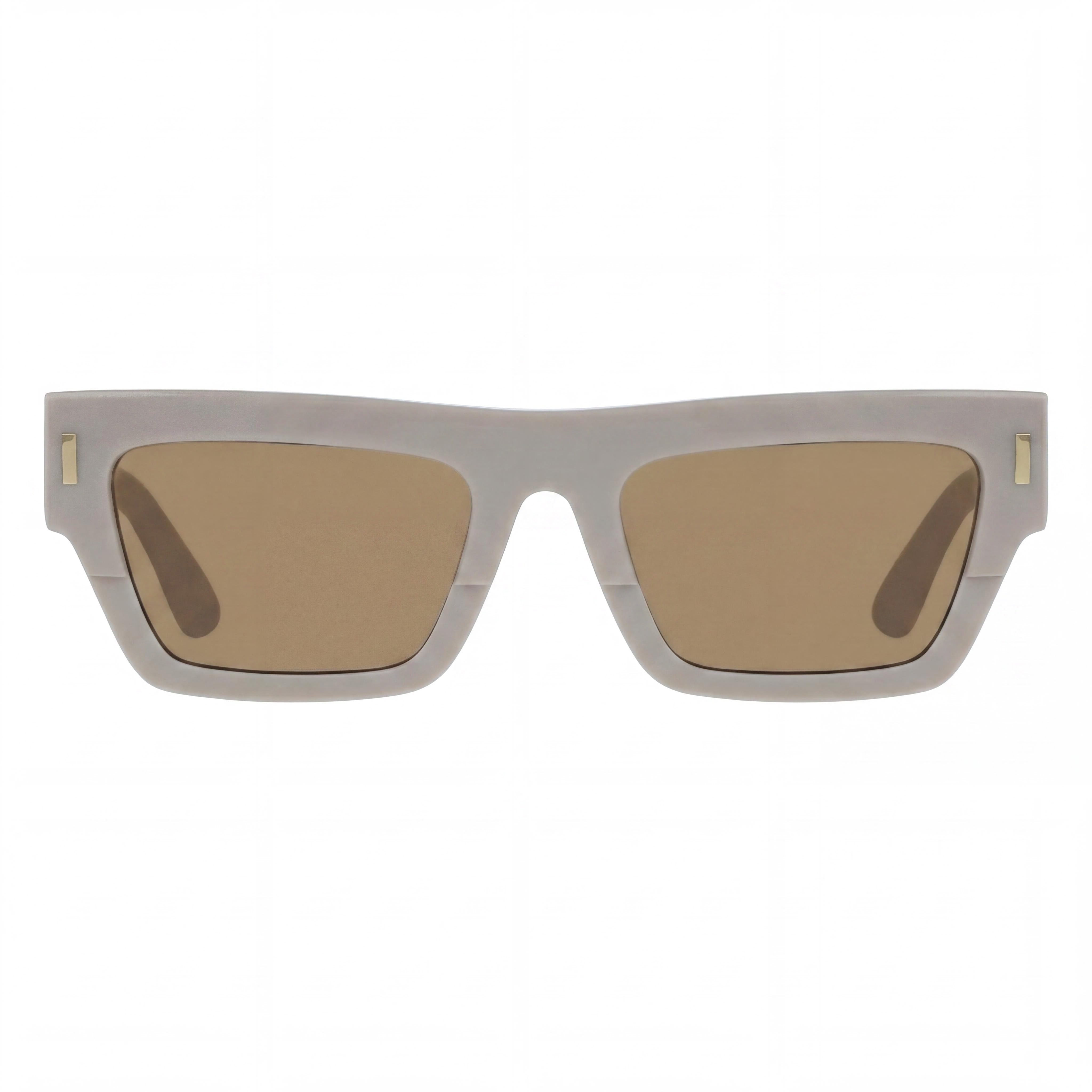 Calvin Klein Ck25510s Women's Beige Plastic Frame Solid Brown UV Protection Non-Polarized Sunglasses 52mm, Photo 2