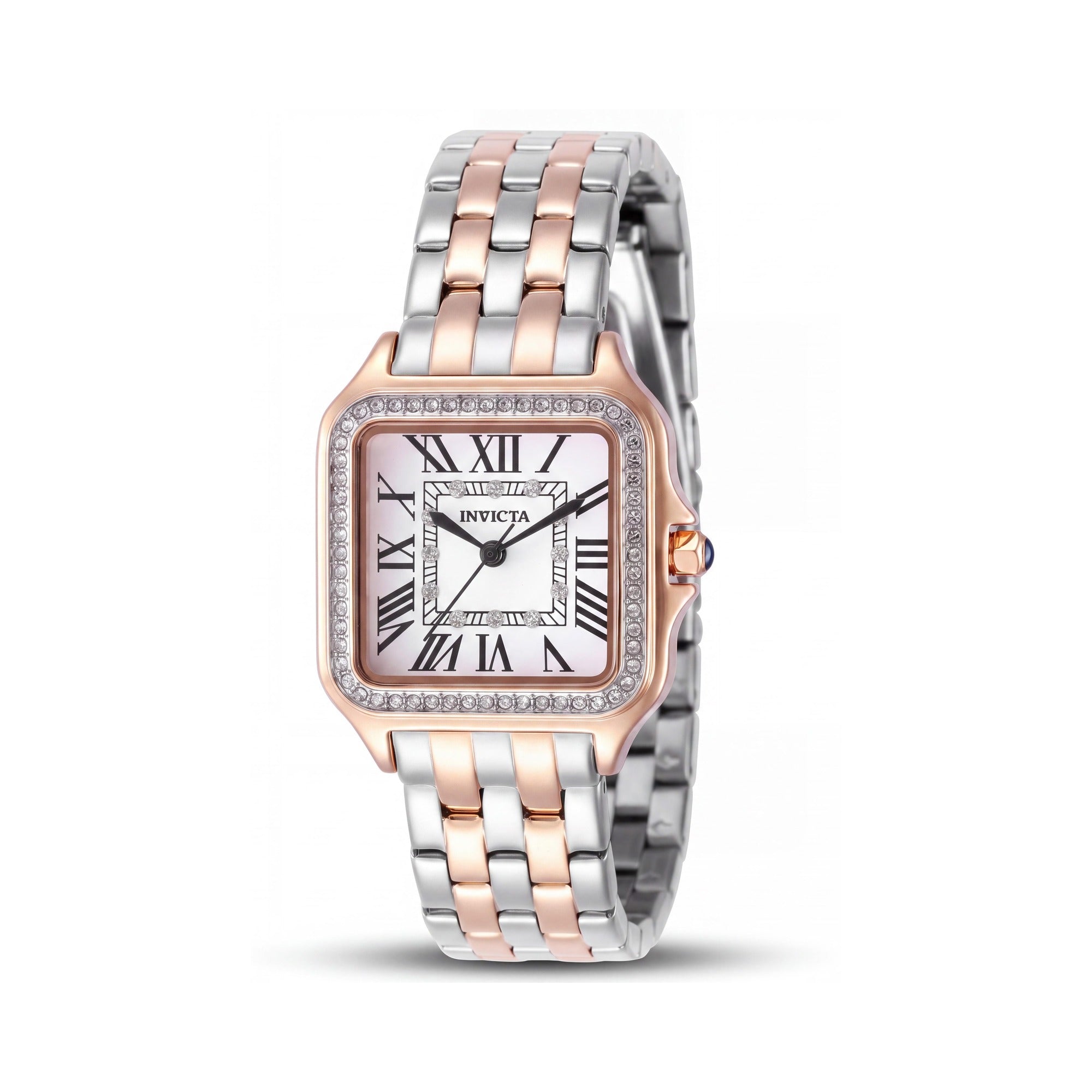 Invicta Angel 50580 Women's Classic Rose-gold Design Stainless Steel Silver Dial Quartz Watch 28mm, Photo 1