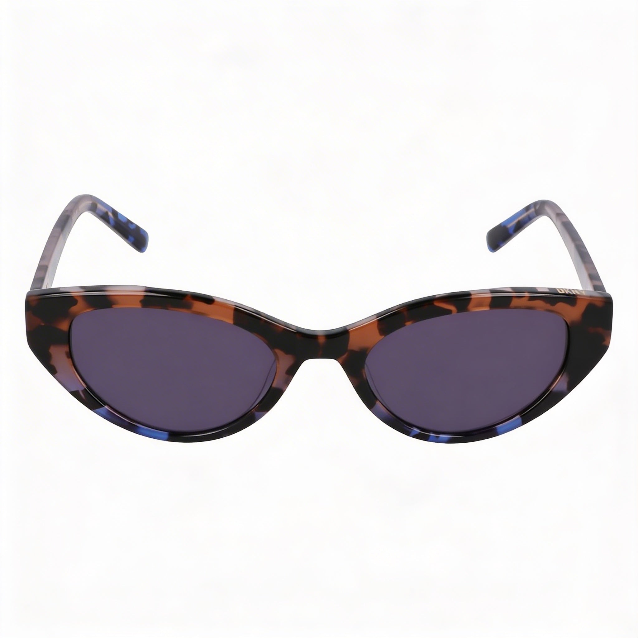 DKNY Classic Women's UV Protective Eyeglasses, Mocha Blue Tort Gradient Stainless Steel Frame, Size 51, Photo 2