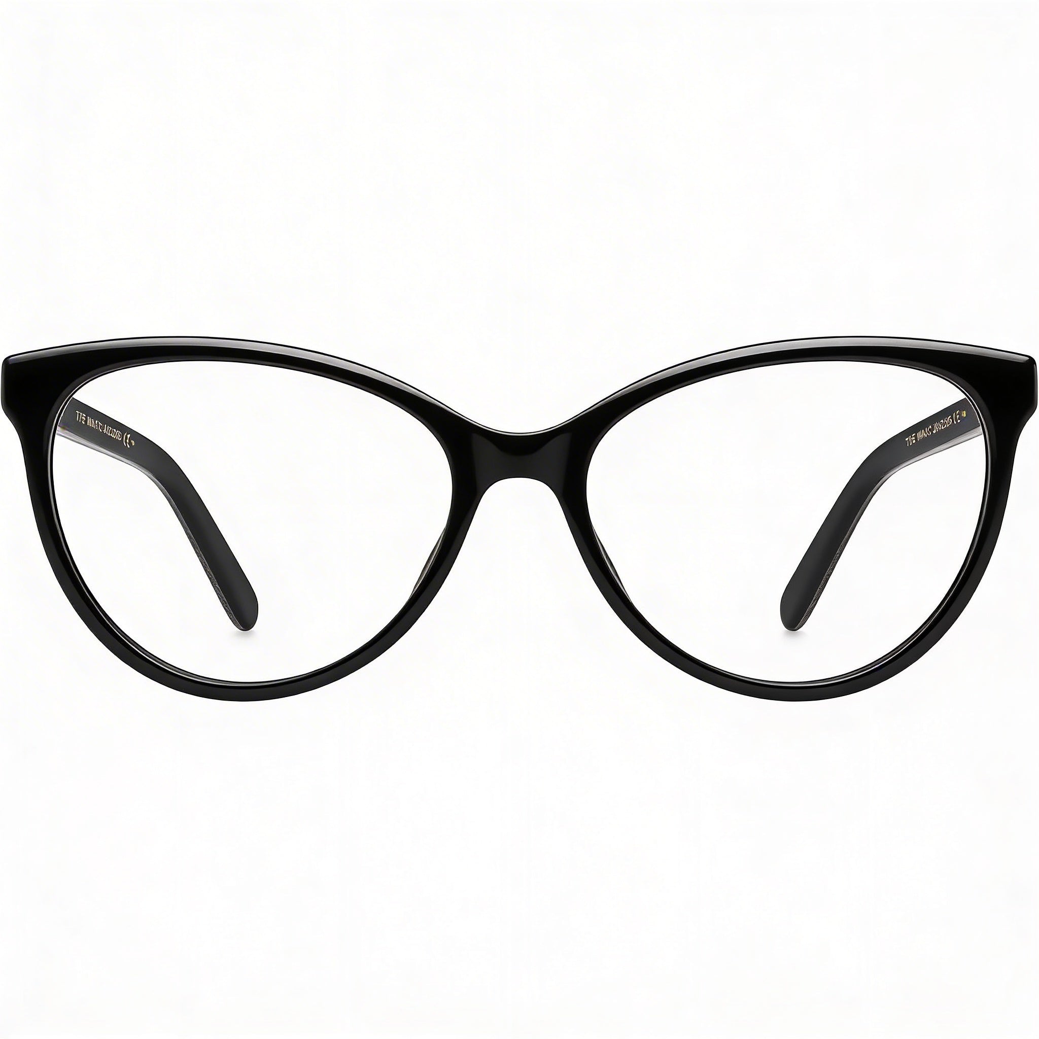 Gafas Marc Jacobs Marc 463 para mujer, armazón de plástico negro tipo ojo de gato, lentes transparentes de policarbonato, 53 mm, Photo 2