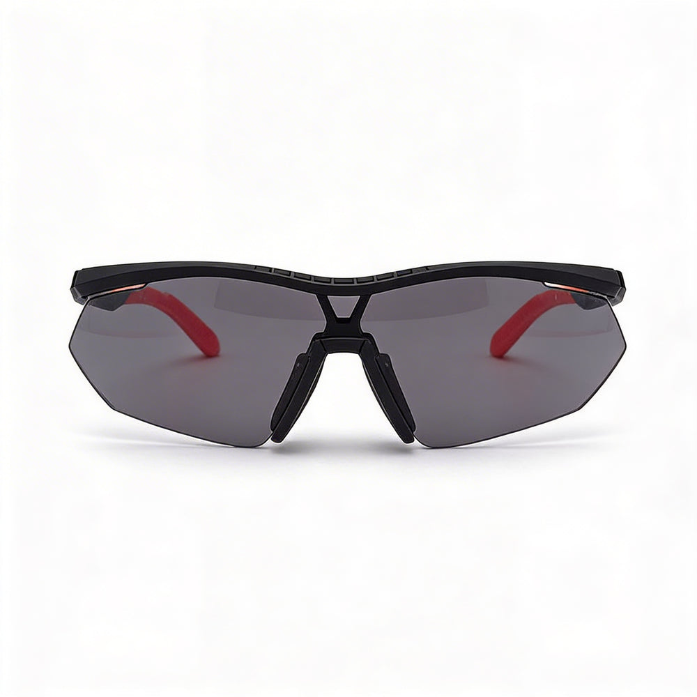 Adidas Contemporary Women's TR90 Black Smoke Gray Frame Sunglasses, Smoke & Amber Interchangeable Lenses, 100% UV