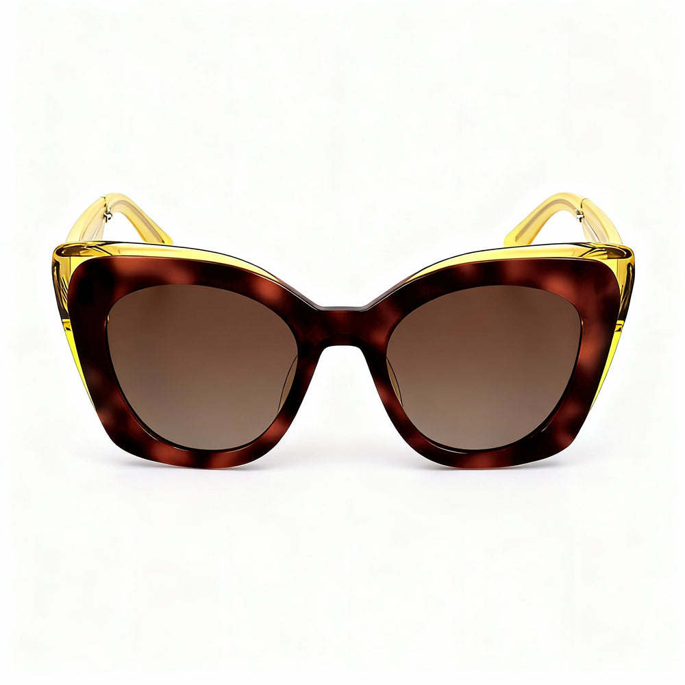 Gafas de sol Kate Spade New York MARIGOLD/S para mujer, con montura de acetato marrón habana, polarizadas y con sombreado marrón, de 51 mm