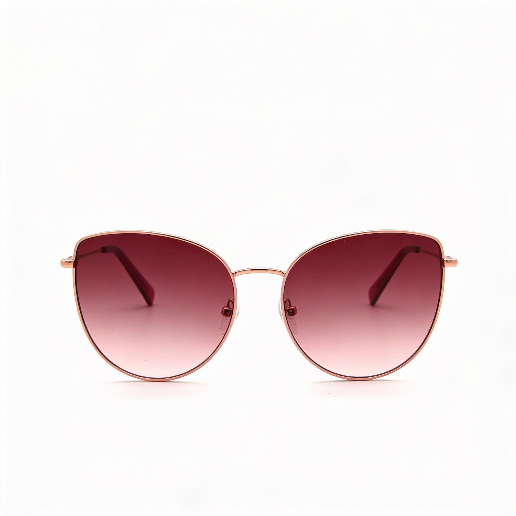 Gafas de sol Longchamp LO158S para mujer, estilo ojo de gato, metal, oro rosa, protección UV, 60 mm, Photo 2