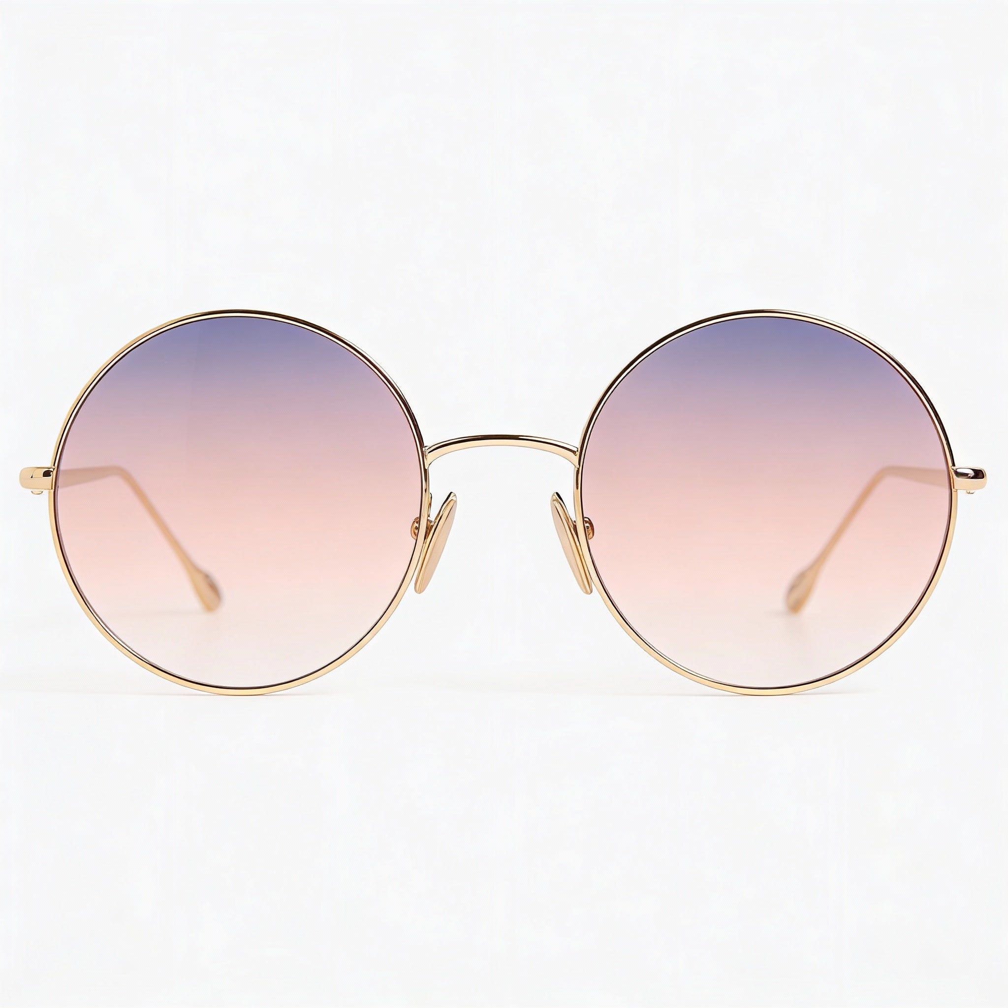 Isabel Marant Casual Women's Rose Gold Round Oval Stainless Steel UV Protection Sunglasses 54mm, Photo 2