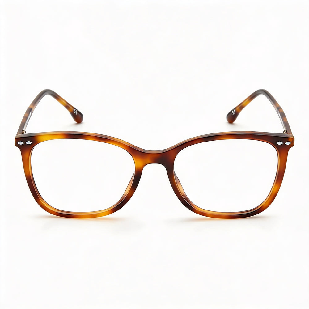 Gafas de sol unisex modernas Isabel Marant con montura de acetato color habana y lentes de policarbonato color habana, 53 mm