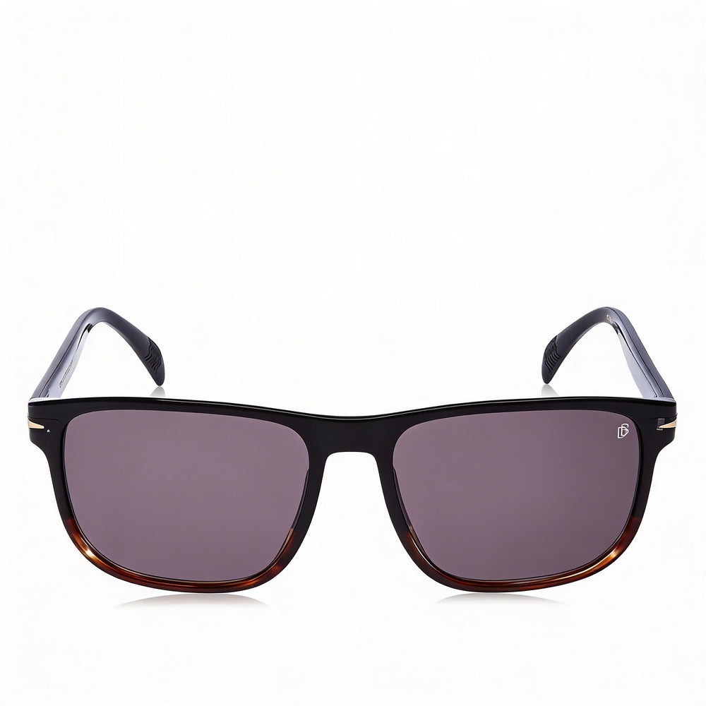 David Beckham Db 1060/S Unisex Plastic Frame Black Horn Non-Polarized Polycarbonate Lens Sunglasses 57mm