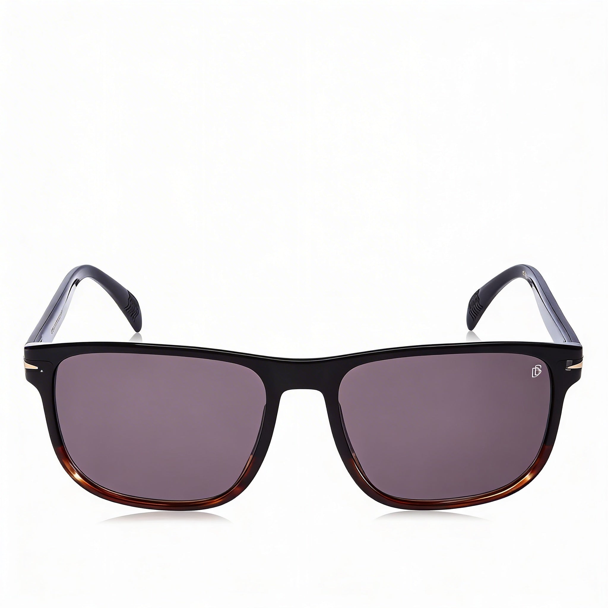 Gafas de sol David Beckham DB 1060/S unisex con montura de plástico y lentes de policarbonato no polarizadas de cuerno negro de 57 mm, Photo 2