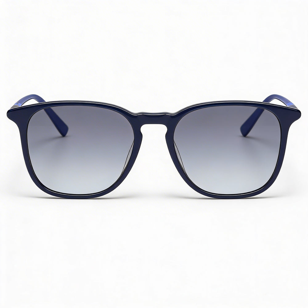 Lacoste Wayfarers Unisex Blue Dark Grey Acetate UV Protection Sunglasses 54mm