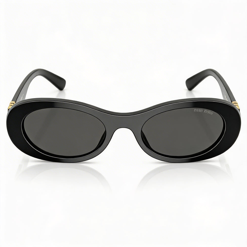 Miu Miu Sports Women's Multicoloured Plastic Sunglasses with Black Polarized UV Protection Lenses