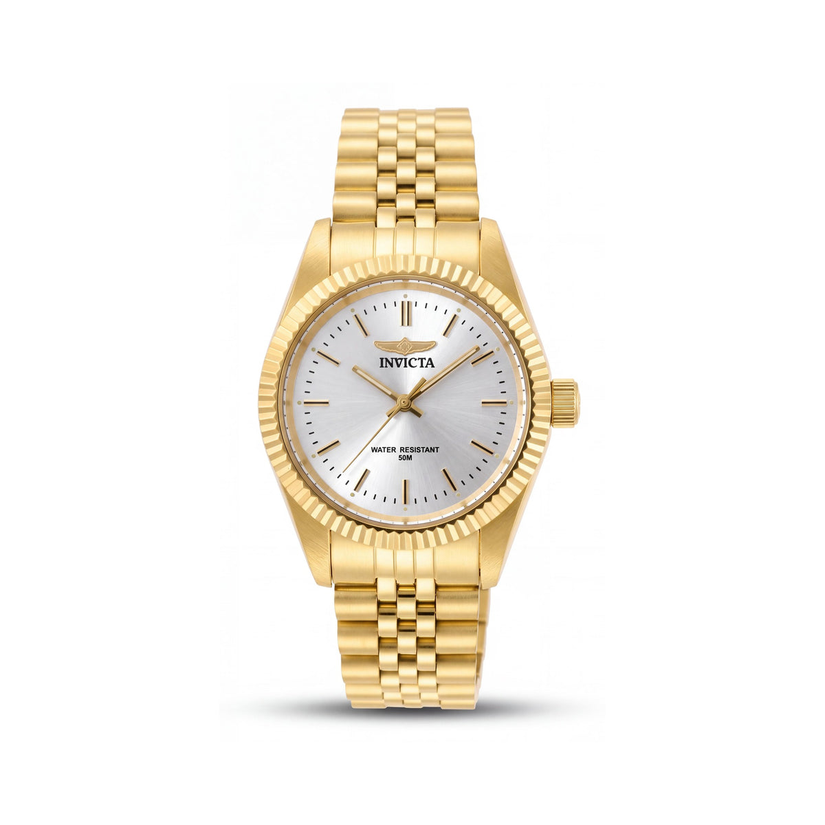Reloj Invicta Specialty Collection de 36 mm con brazalete de acero inoxidable en tono dorado para hombre y mujer, Photo 1