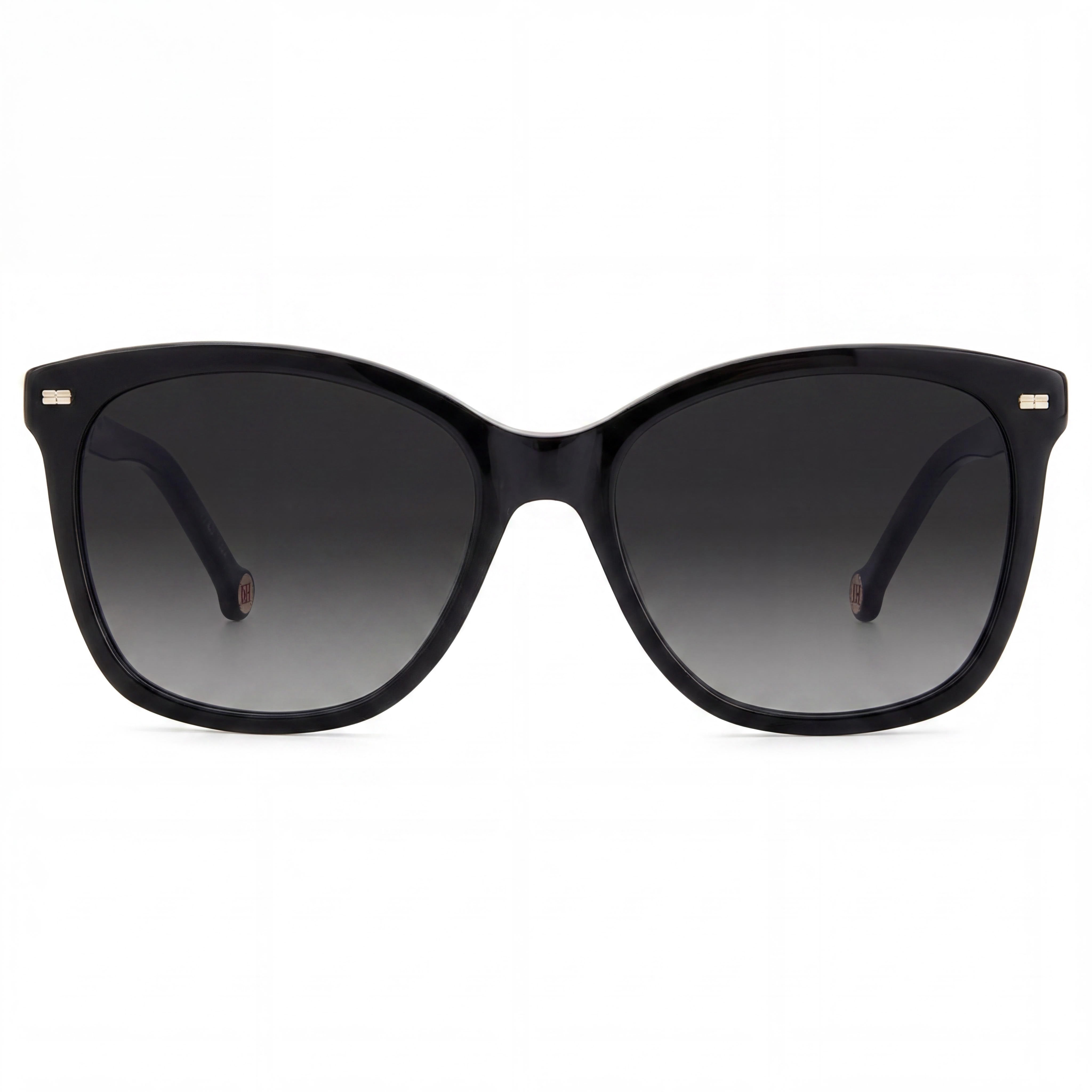 Carolina Herrera Her 0137/S Unisex Acetate Black White Sunglasses, 54mm Lens Width, UV Protection, Photo 2
