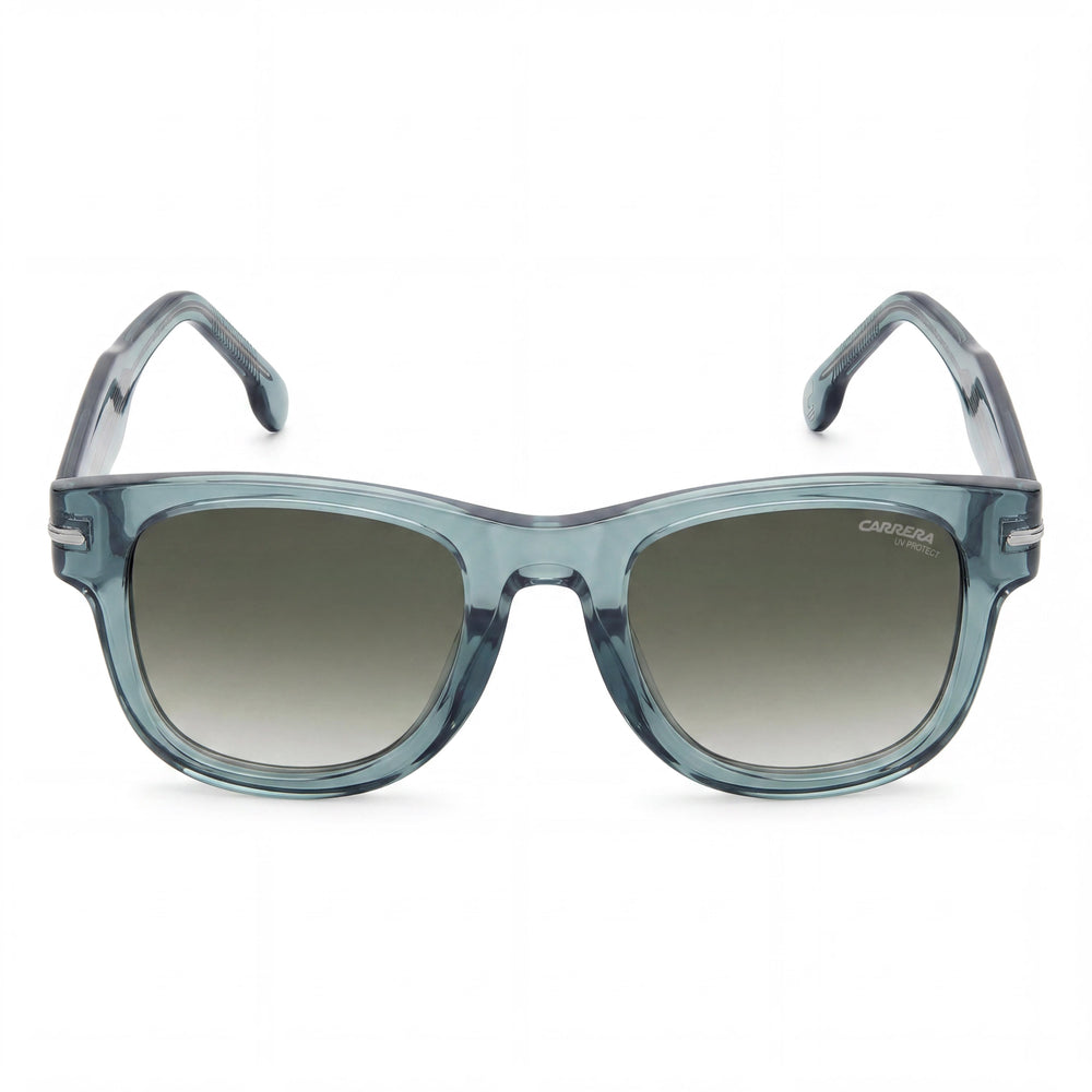 Gafas de sol Carrera 330/S para hombre, montura de plástico turquesa, cristales verdes sombreados no polarizados 100% UV de 50 mm