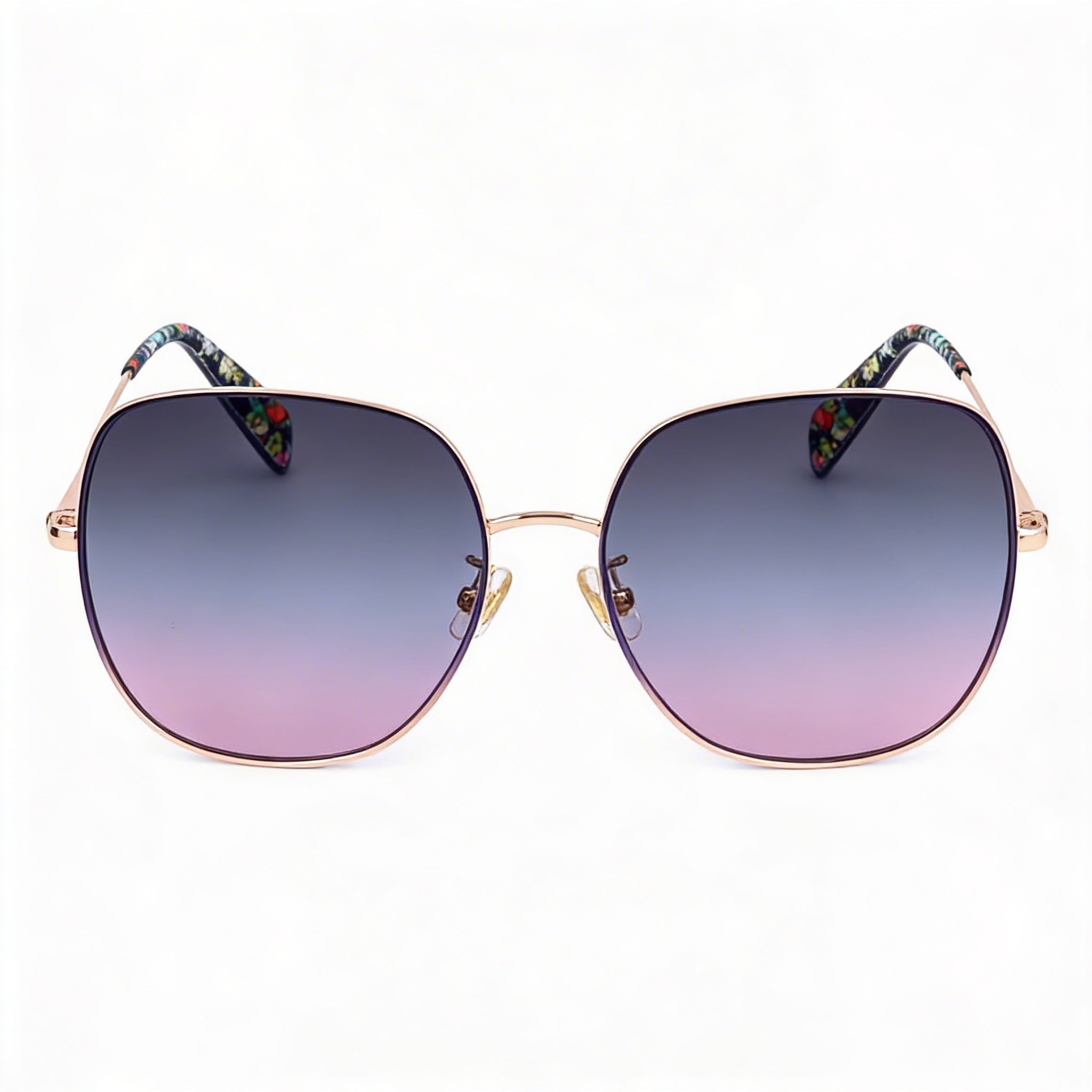 Gafas de sol Kate Spade New York Seasonal para mujer, con montura metálica, diseño azul y protección UV, lentes de doble tono azul melocotón de 59 mm, Photo 2