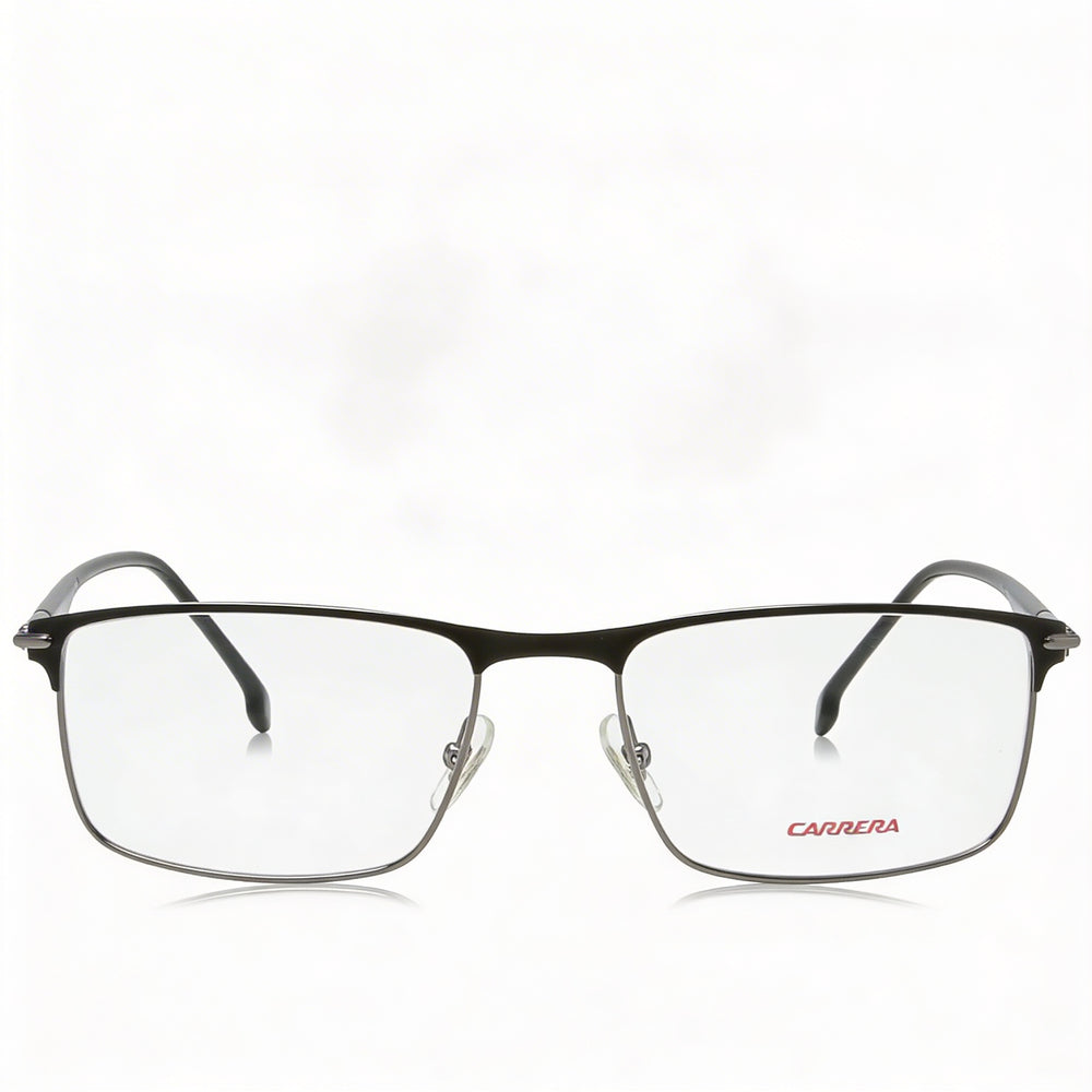 Gafas de sol Carrera 288 para mujer, modernas, de acero aleado, policarbonato no polarizado, color negro mate, 57 mm