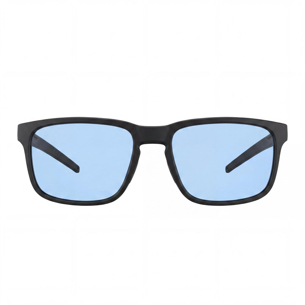 bollé Unisex-Adult Rectangular Sunglasses with Colourful Nylon Frame, Sky Blue Polarized Lenses 53mm