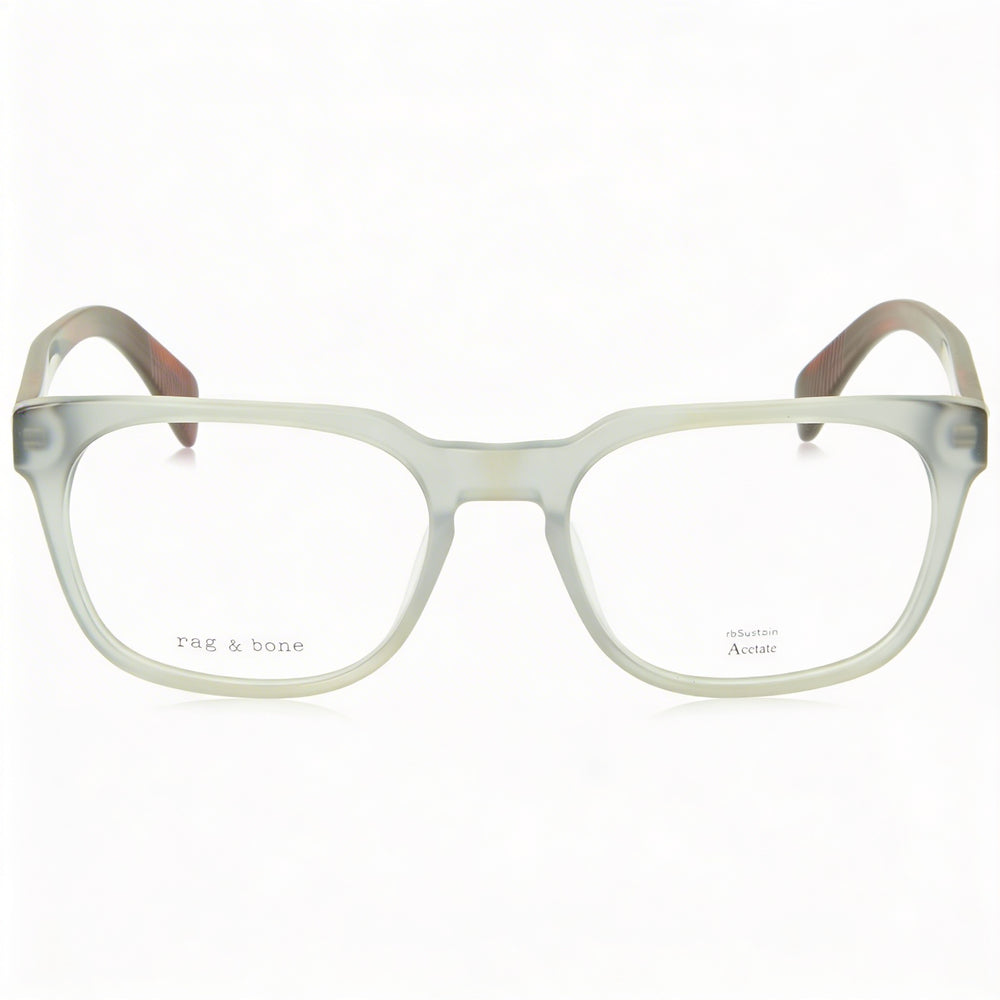 rag & bone Informal. Gafas para hombre montura ecológica de aceite gris 55-19-145