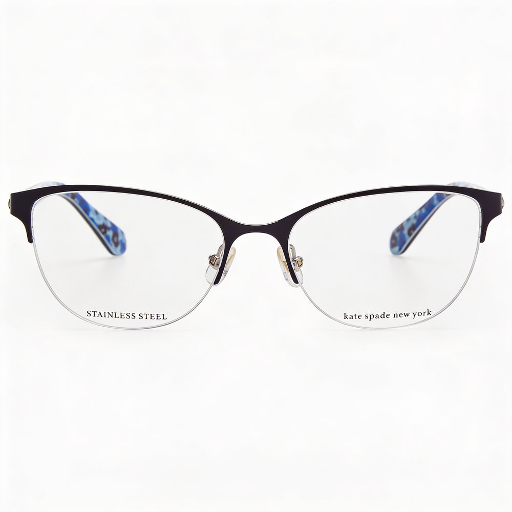 Gafas de sol Kate Spade New York Modern para mujer con montura de acero inoxidable y lentes de policarbonato, color lima, 51 mm