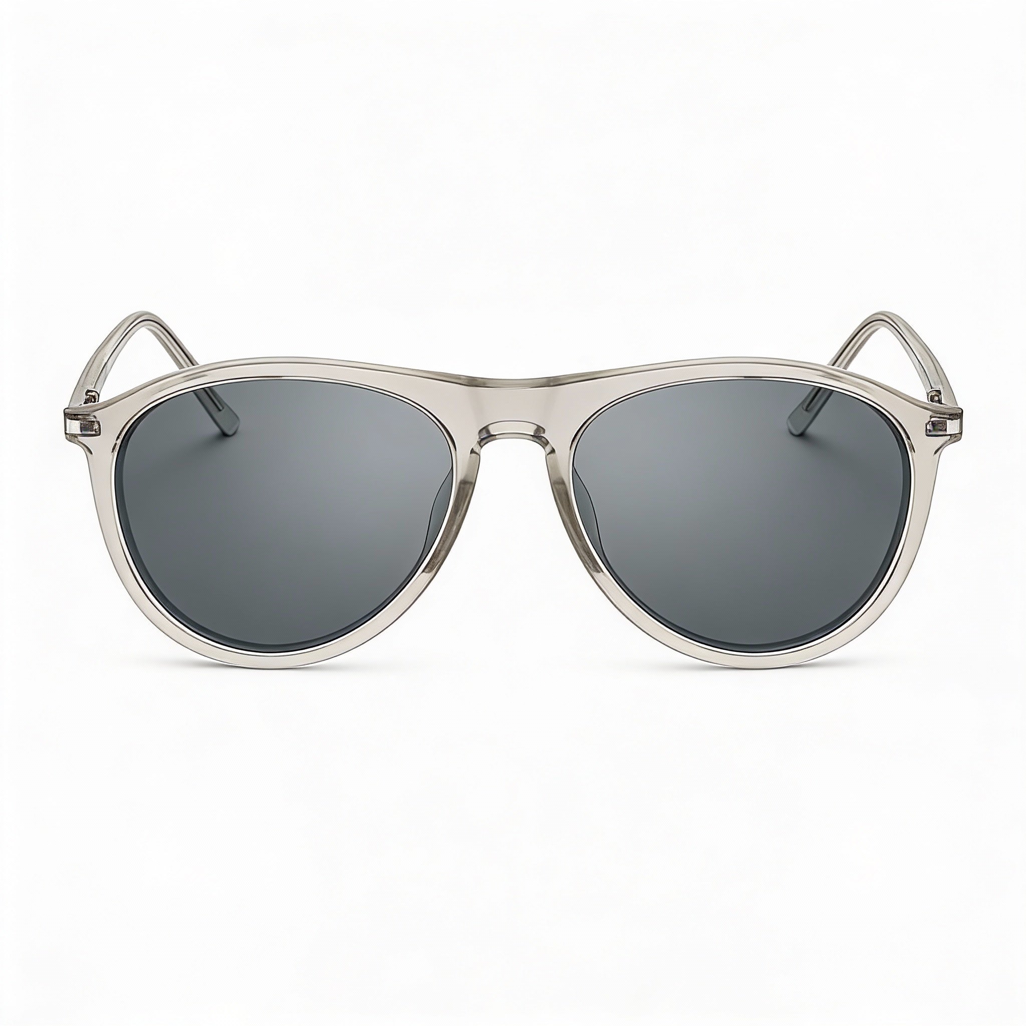 Gafas de sol unisex Saint Laurent con montura de acetato y lentes beige plateadas no polarizadas de 56 mm, Photo 2