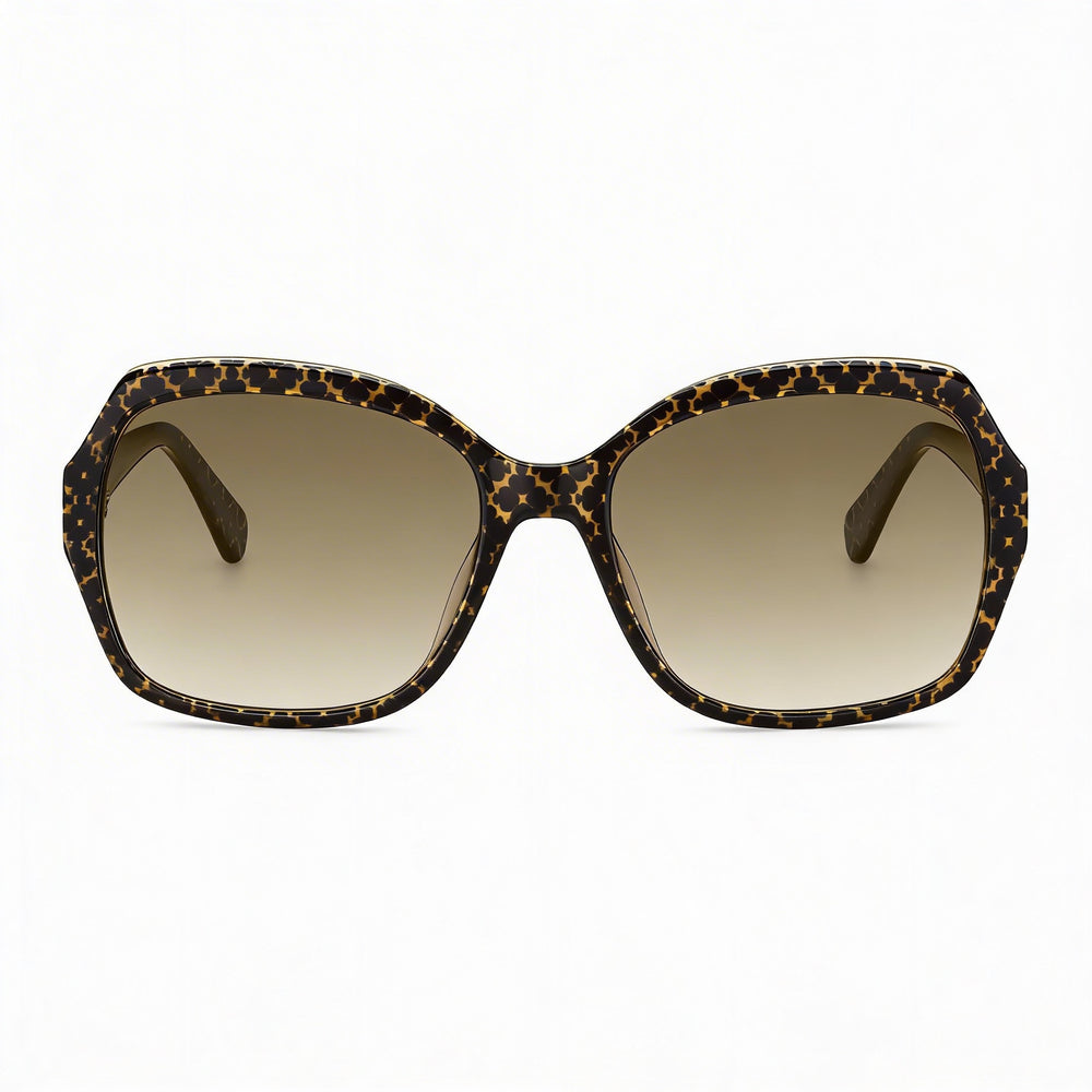 Kate Spade New York Amberlynn/S Women's Havana Pattern Pink Plastic Non-Polarized UV Protection Sunglasses 57mm