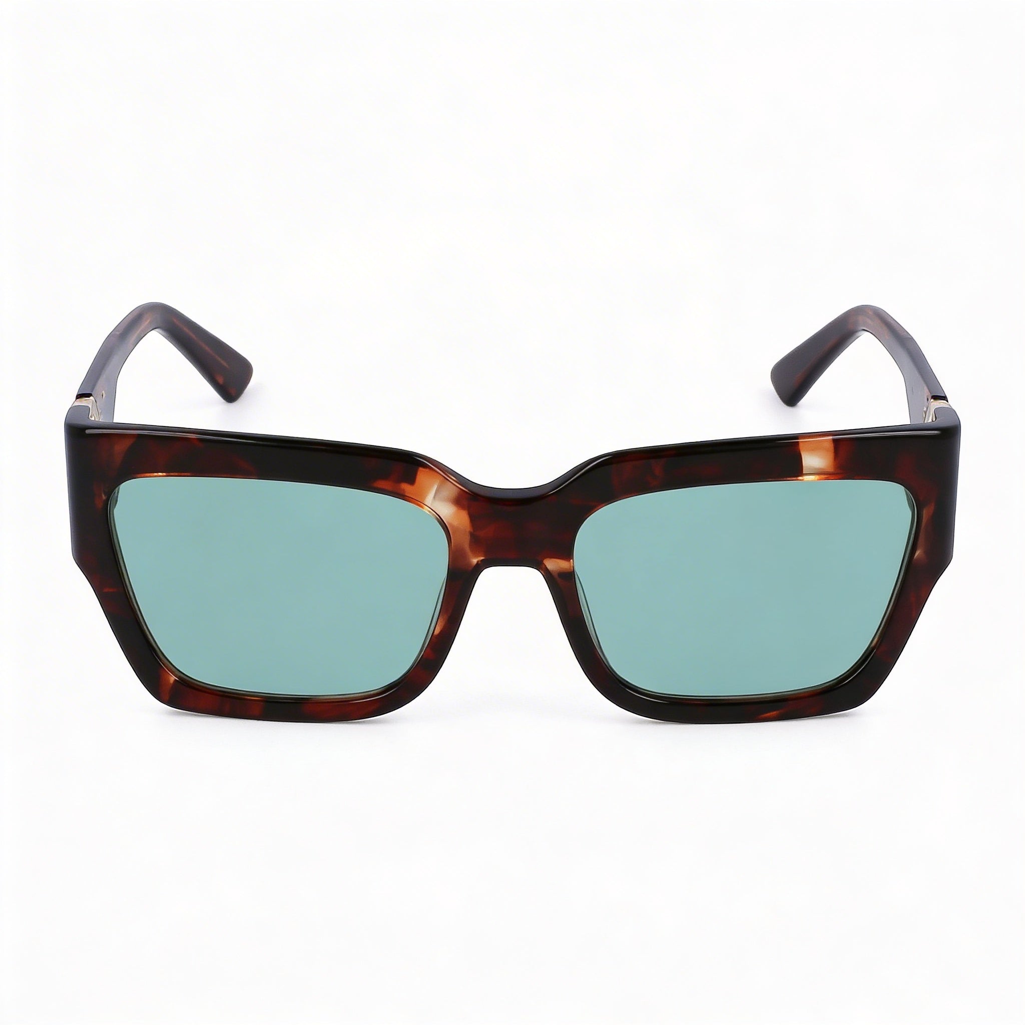 Longchamp LO735S Casual Women's Havana Green Plastic Rectangle Sunglasses Light Brown Lens 55mm UV Protected, Photo 2