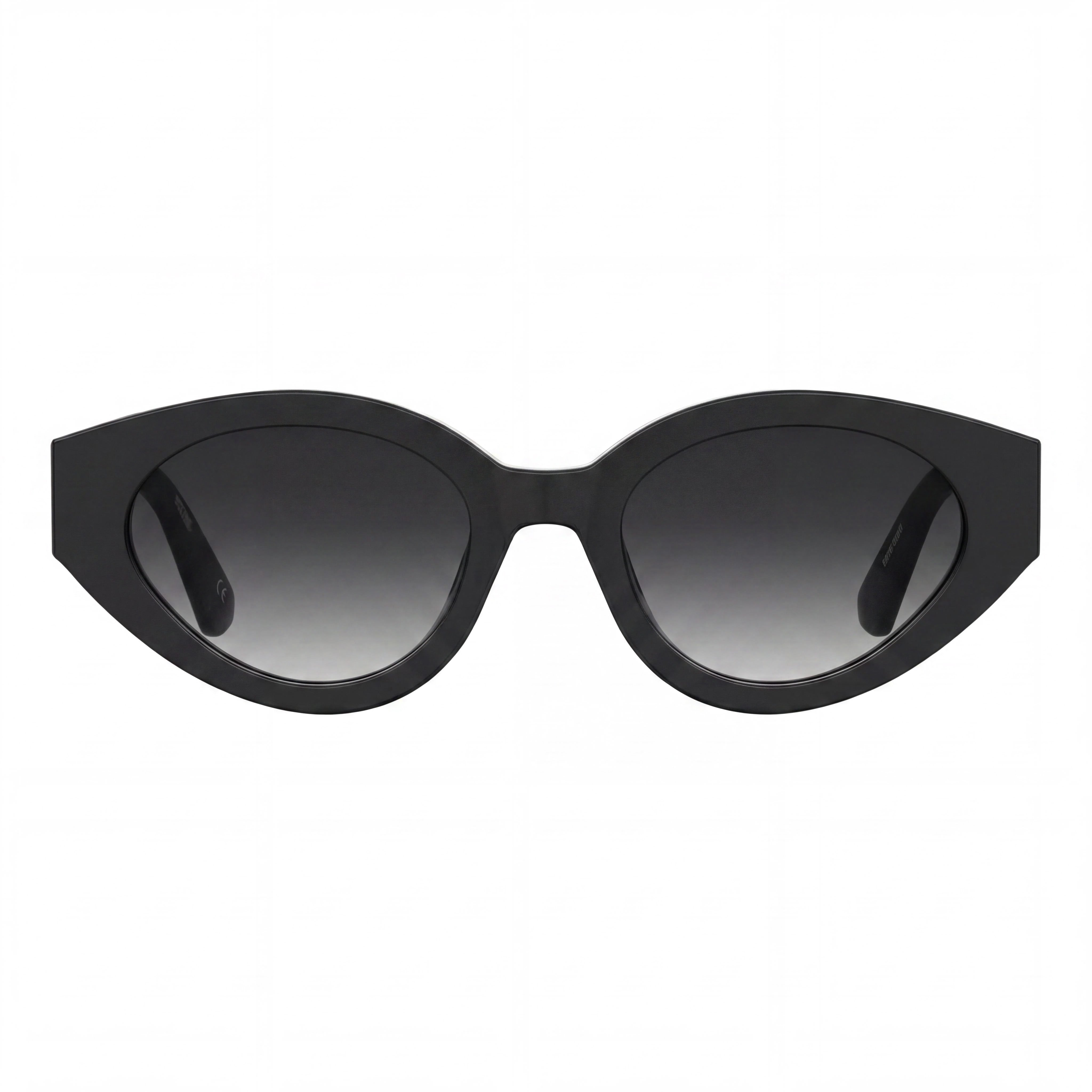 Moschino MOS160/S Casual Style Women's Black Acetate Non-Polarized Dark Grey Shaded Glasses 51mm, Photo 2