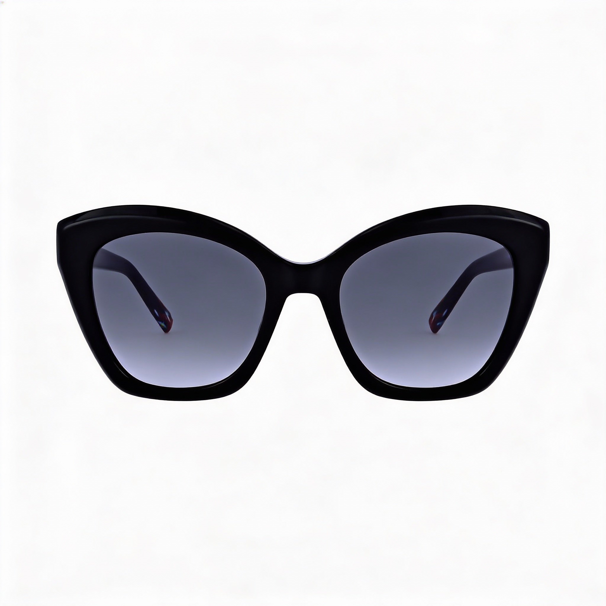 Missoni Classic Women's Acetate Cat Eye UV Protection Black Gradient Grey Frame Dark Grey Shaded Lens 54mm Sunglasses, Photo 2