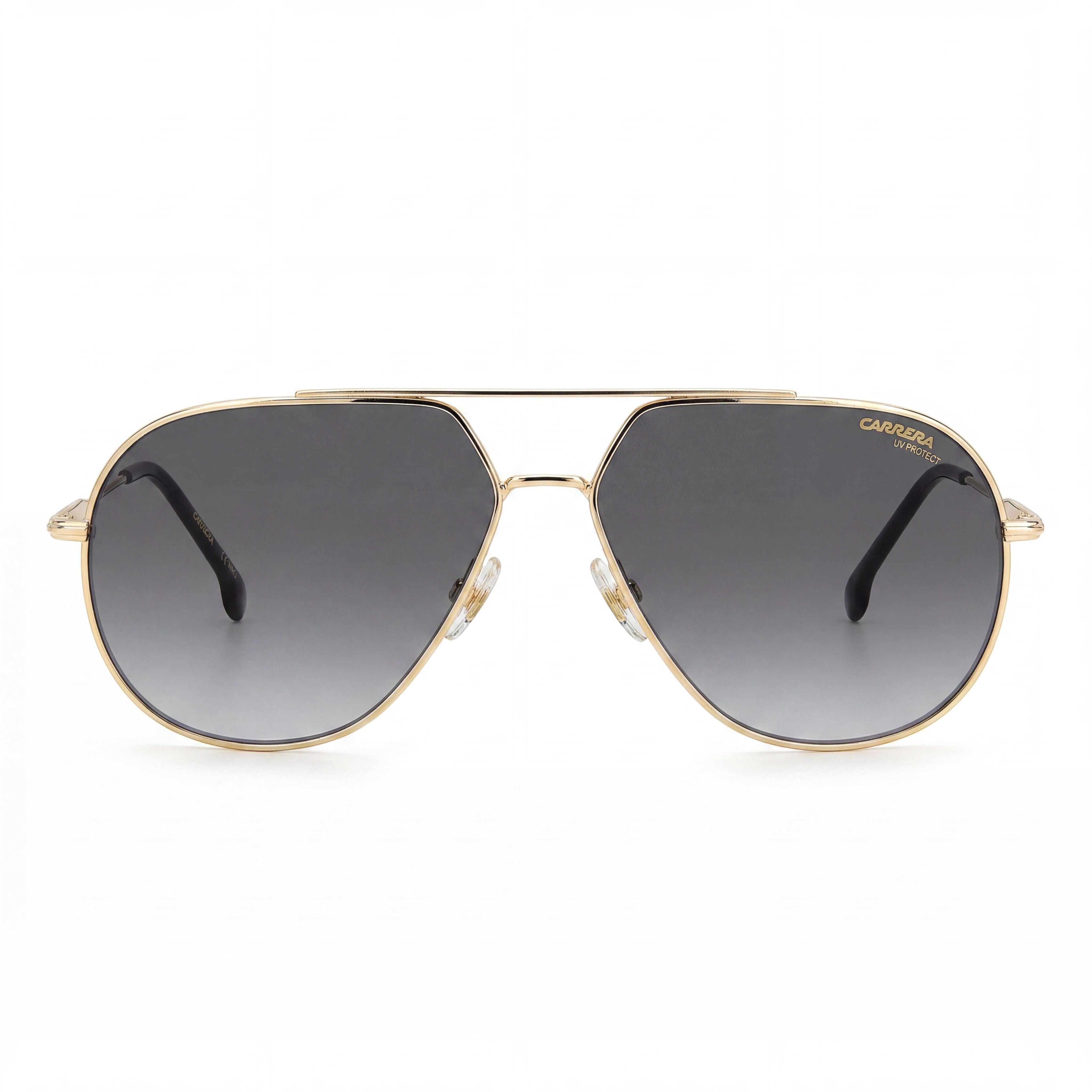 Carrera 274/S Unisex Pilot Gold Stainless Steel Frame Sunglasses with Polycarbonate Lenses 61mm UV Protected, Photo 2