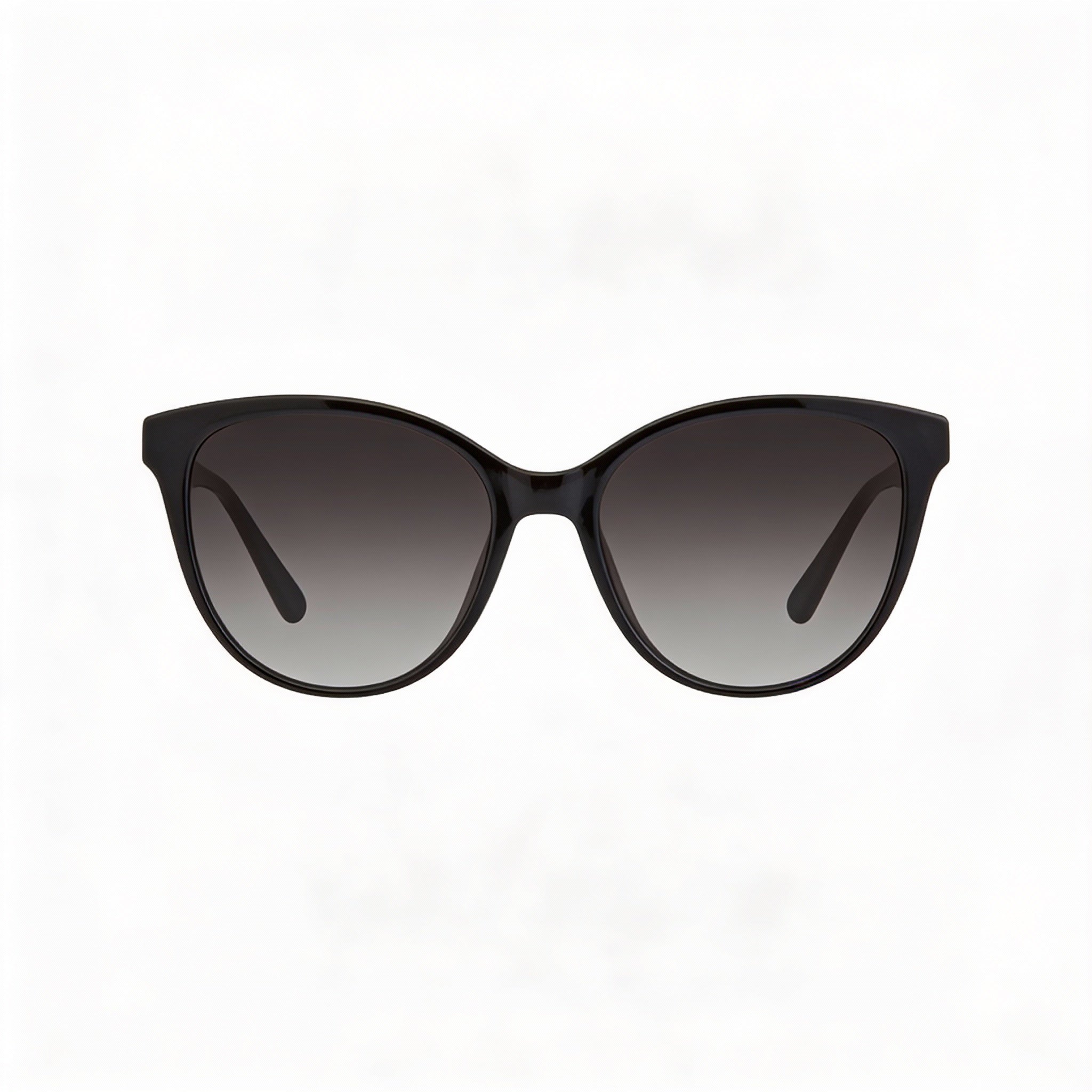 Salvatore Ferragamo SF1073S Women's Black Plastic Cat Eye Grey Gradient UV Protected Sunglasses 54mm