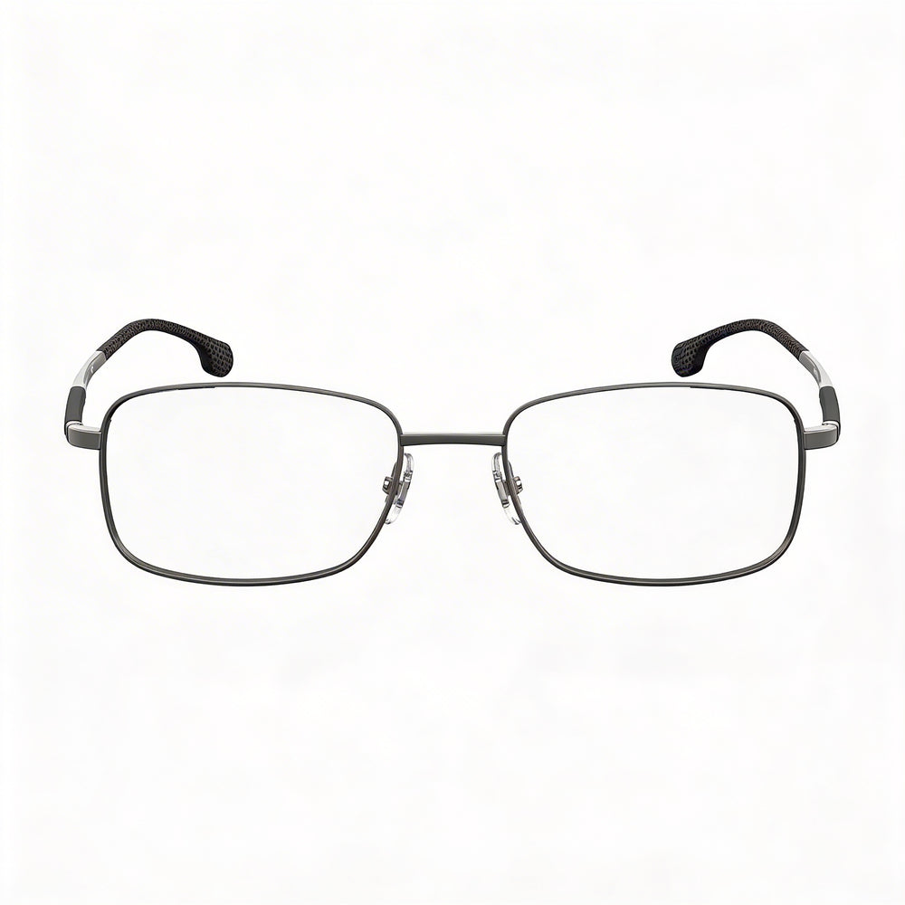Gafas rectangulares Carrera 8848 unisex Dark Ruth de acero de aleación y metal con memoria, 55 mm