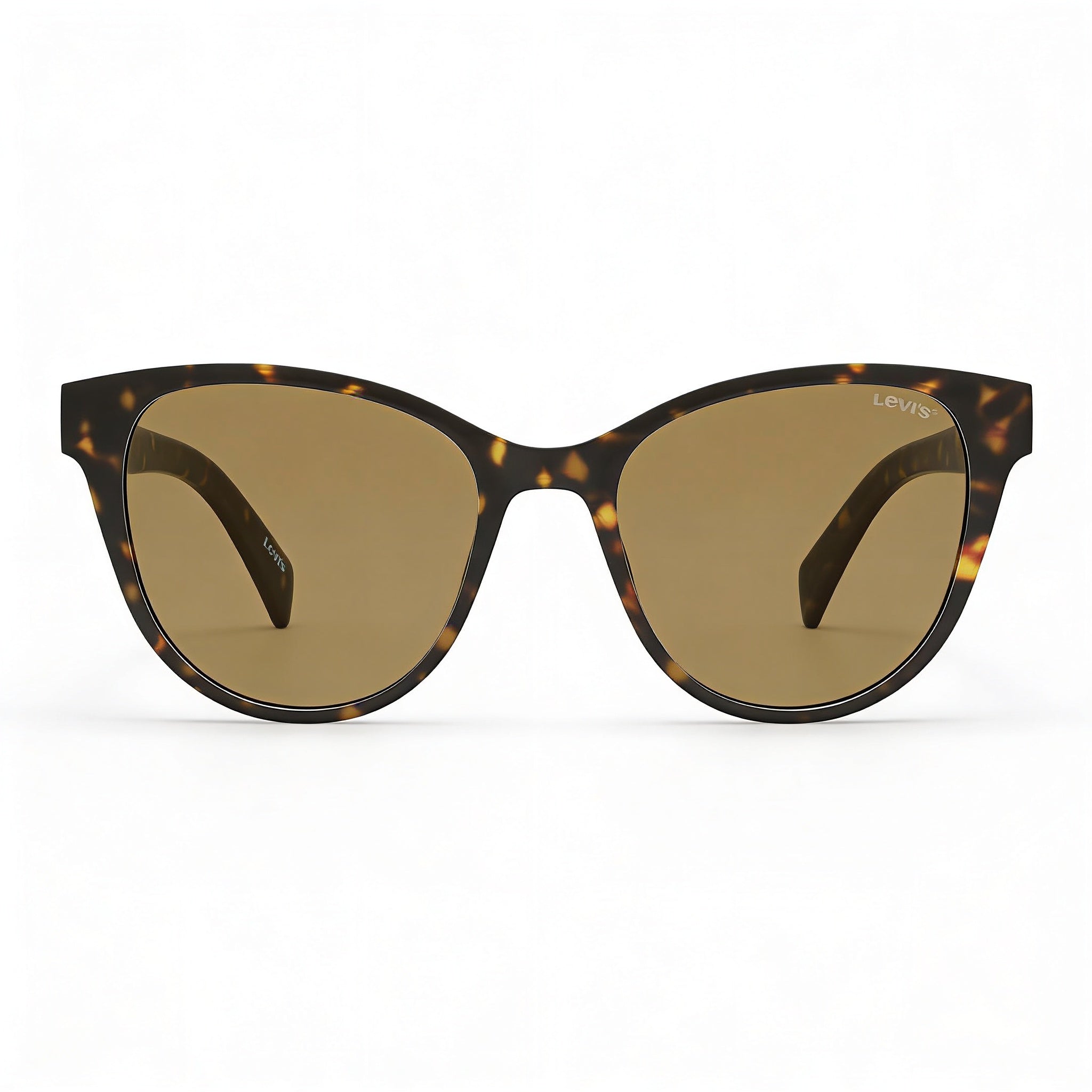 Levi's Lv 1014/S Women's Cat Eye Havana Plastic Frame Sunglasses with UV Protection 54mm, Photo 2