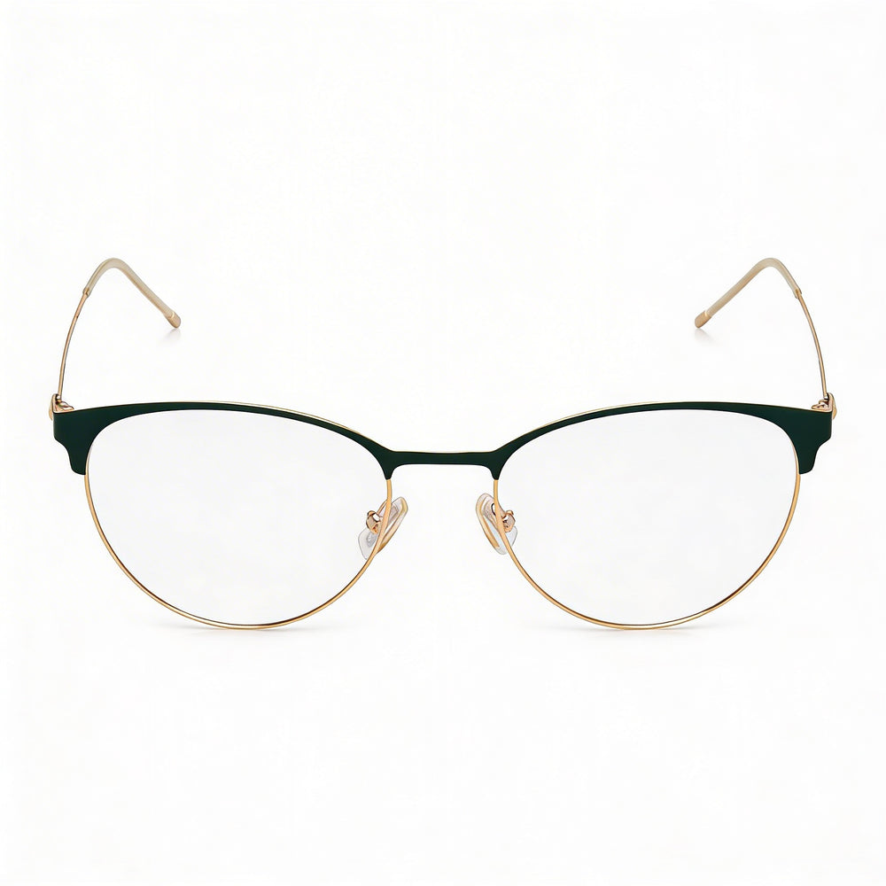 Hugo Boss Modern Style Unisex Sunglasses with Alloy Steel Frame and Gold Green Lenses, 52mm