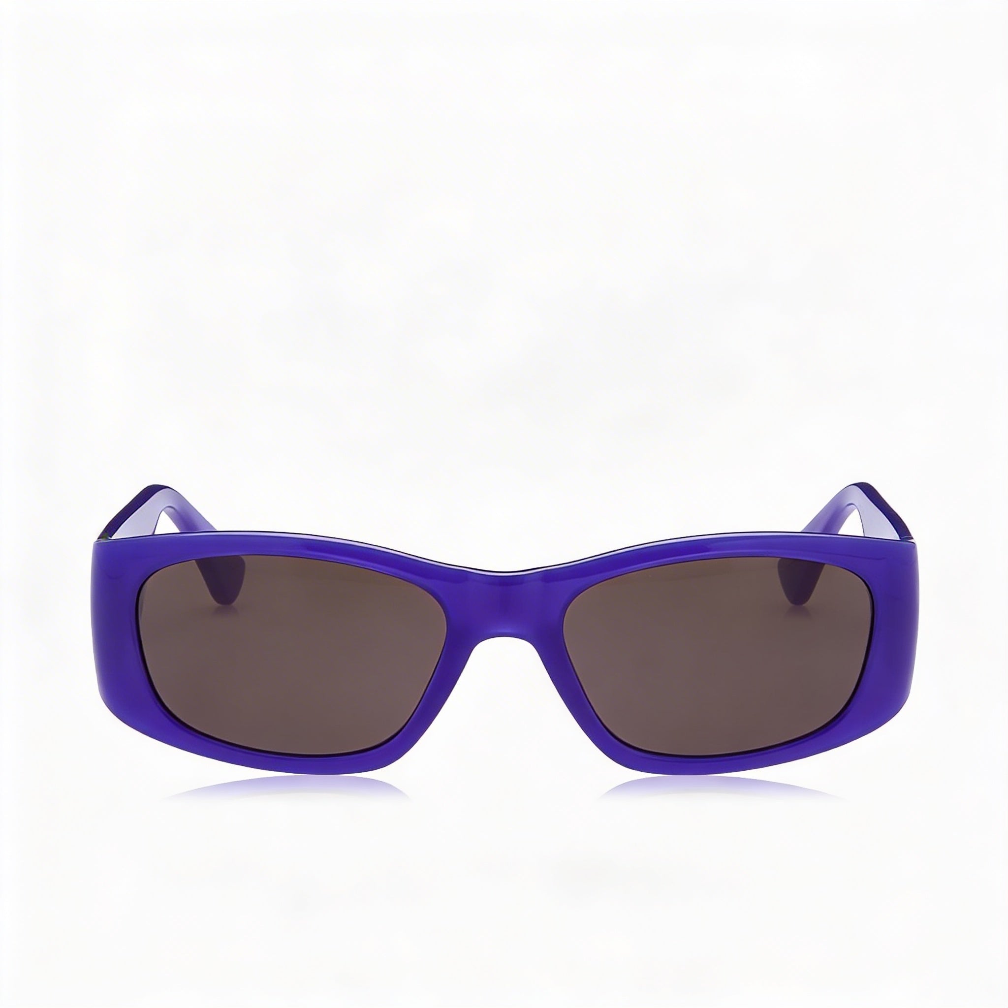 Gafas de sol informales Moschino para mujer, montura de propionato de celulosa violeta, lentes grises con protección UV, 55 mm, Photo 2
