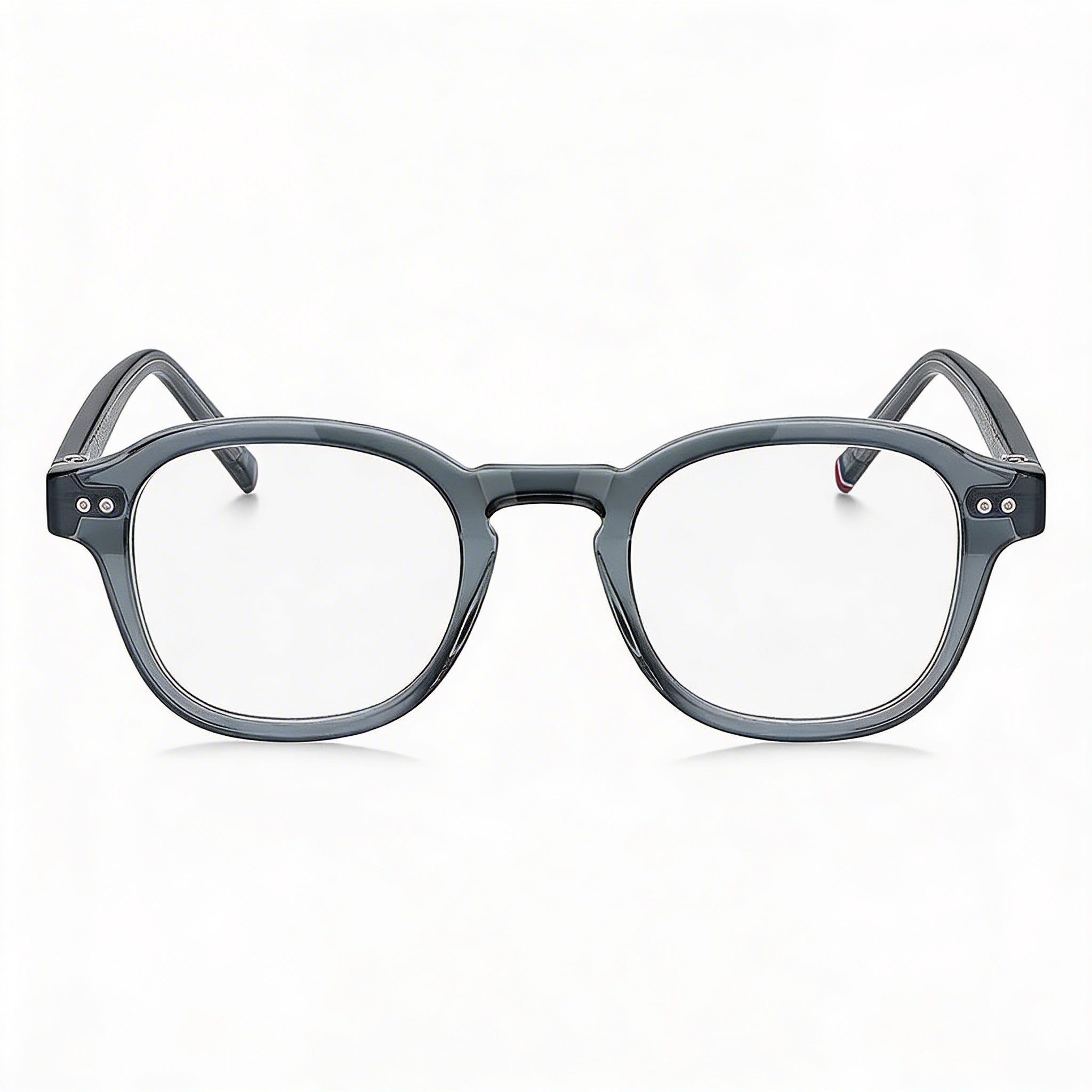 Tommy Hilfiger Gafas Modernas para Hombre Grises de ECO ACETATO No polarizadas de 48mm, Photo 2